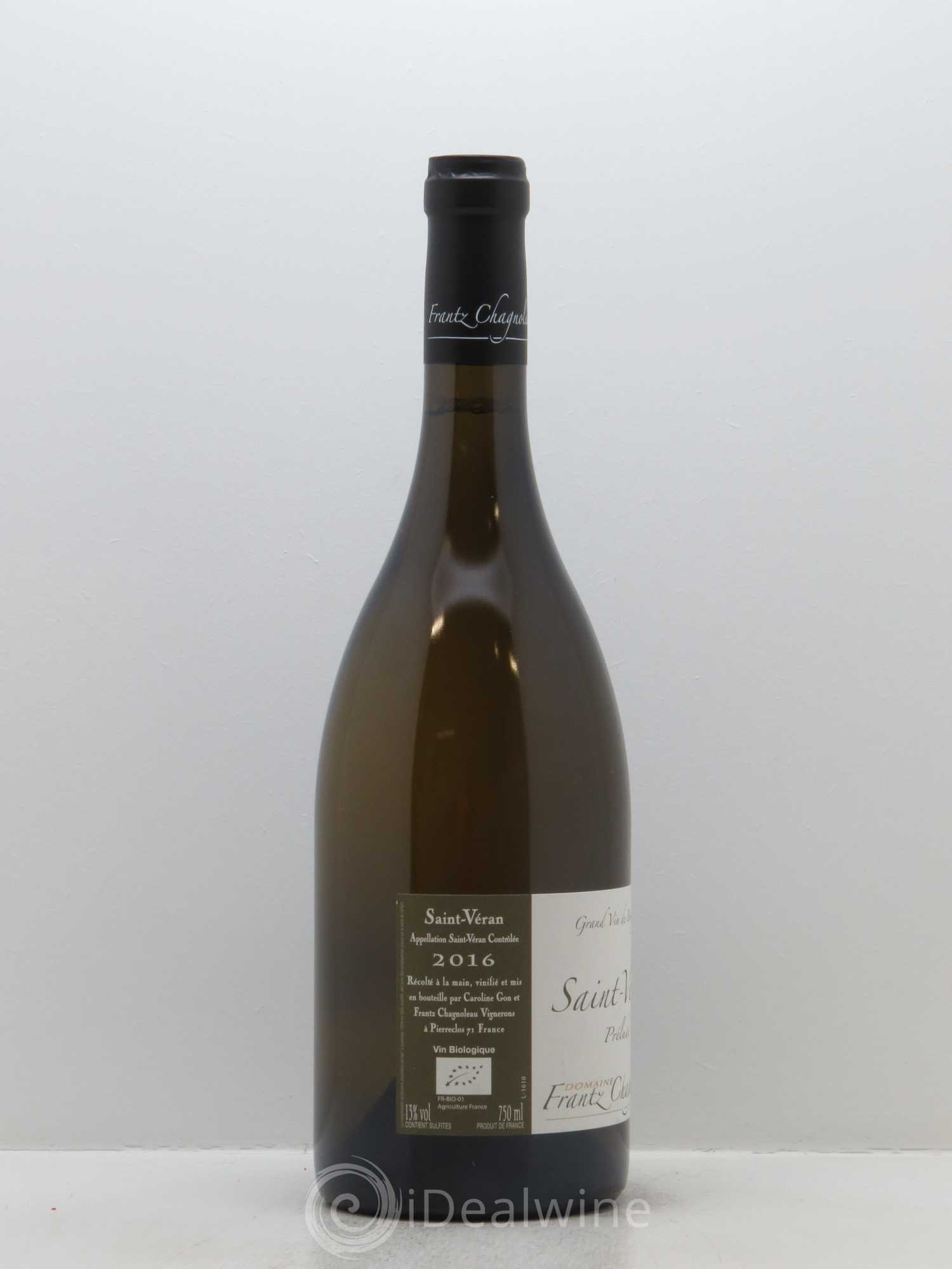 Saint-Véran Prélude Frantz Chagnoleau (Domaine) 2016 - Lot de 1 bouteille - 1