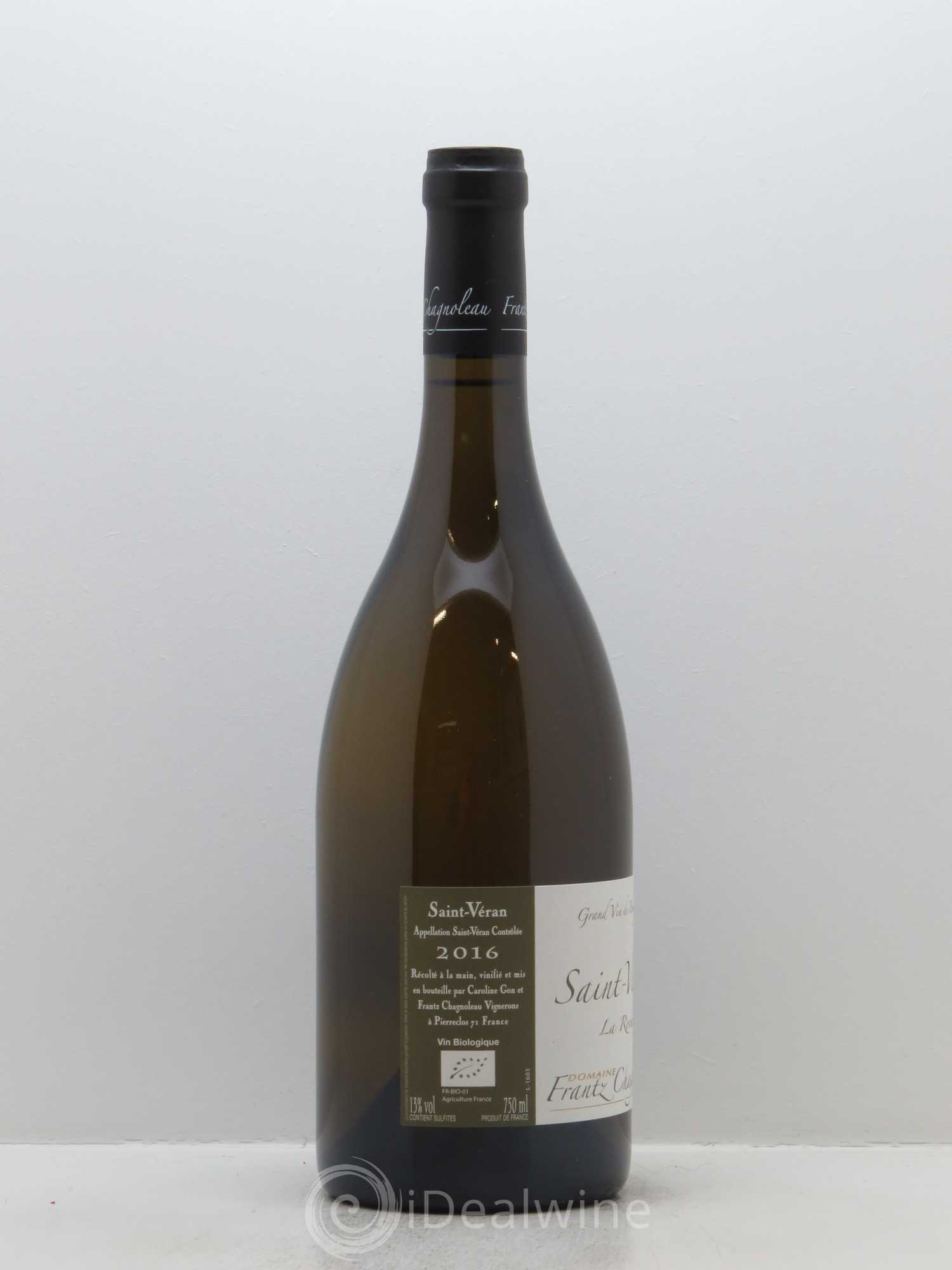 Saint-Véran La Roche Frantz Chagnoleau (Domaine) 2016 - Lot de 1 bouteille - 1