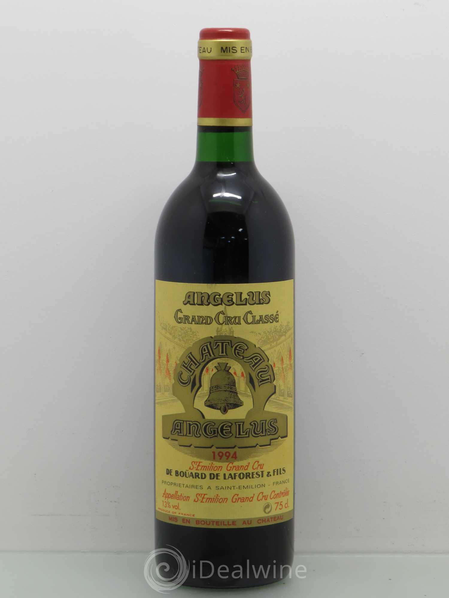 Château Angélus 1er Grand Cru Classé A 1994 - Lot de 1 bouteille - 0