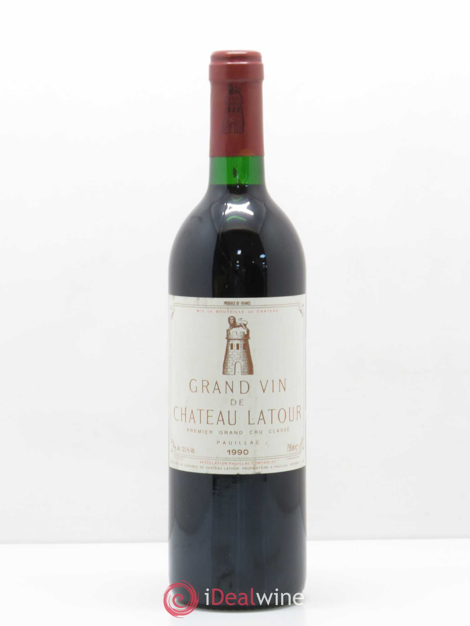 Château Latour 1er Grand Cru Classé 1990 - Lot de 1 bouteille - 0