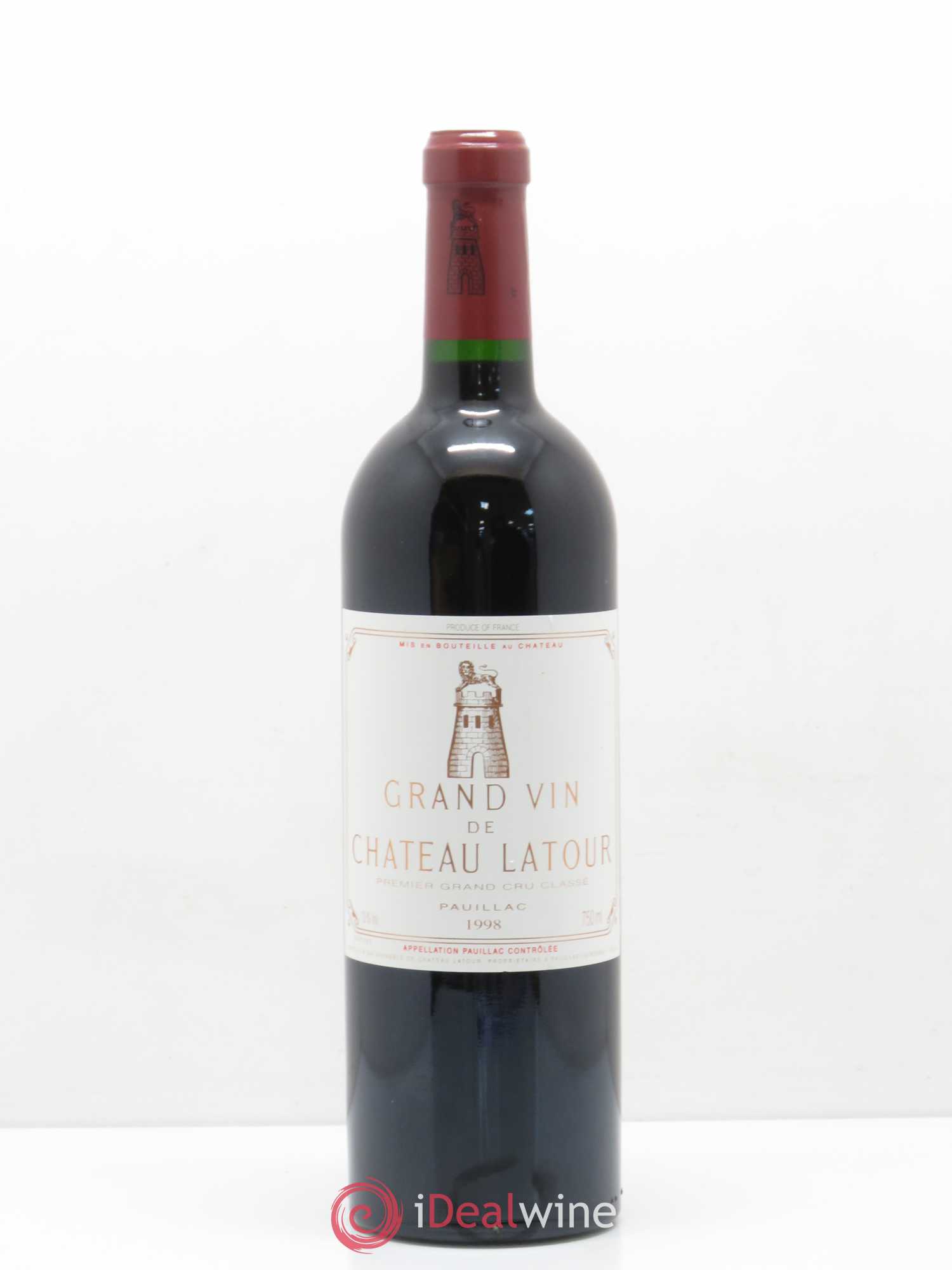 Château Latour 1er Grand Cru Classé 1998 - Lot de 1 bouteille - 0