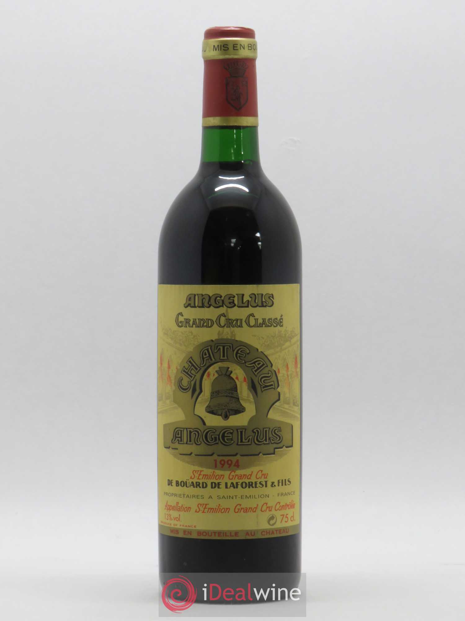 Château Angélus 1er Grand Cru Classé A 1994 - Lot de 1 bouteille - 0