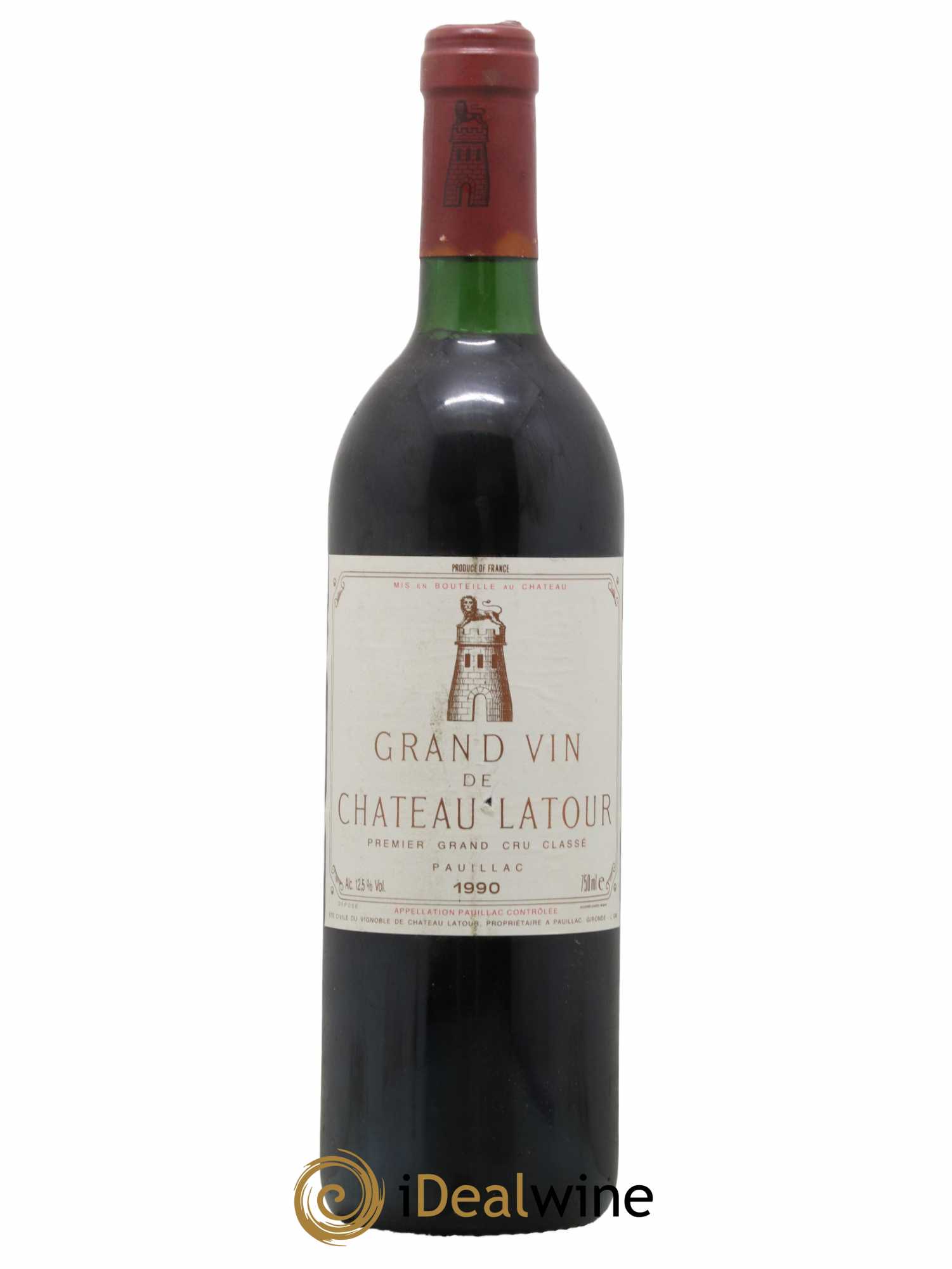 Château Latour 1er Grand Cru Classé 1990 - Lot de 1 bouteille - 0