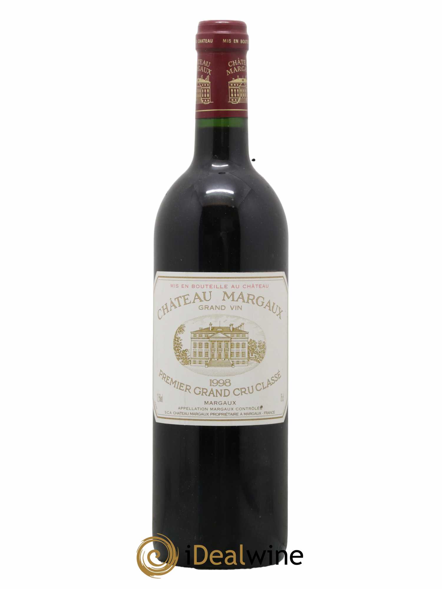 Château Margaux 1er Grand Cru Classé 1998 - Lot de 1 bouteille - 0