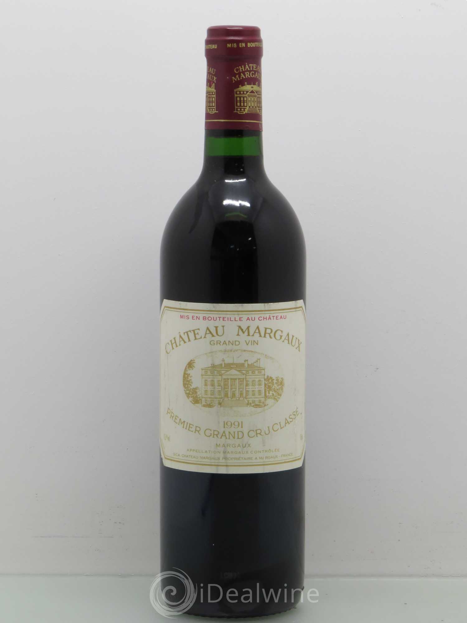 Château Margaux 1er Grand Cru Classé 1991 - Lot de 1 bouteille - 0