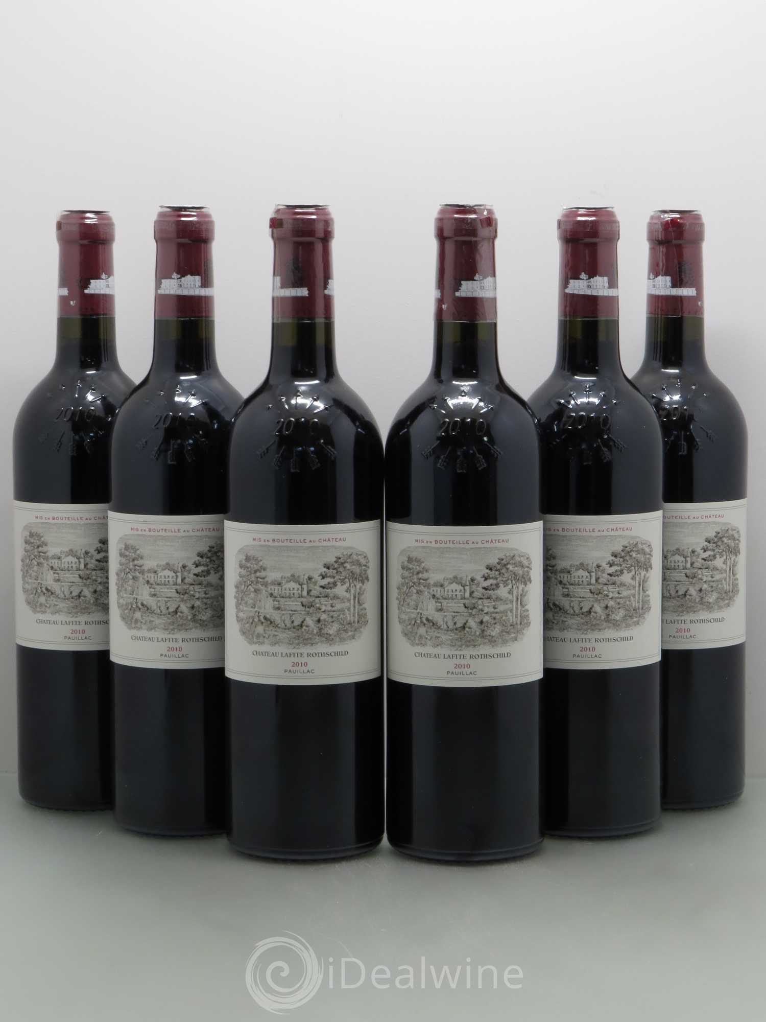 Château Lafite Rothschild 1er Grand Cru Classé 2010 - Lot de 6 bouteilles - 0