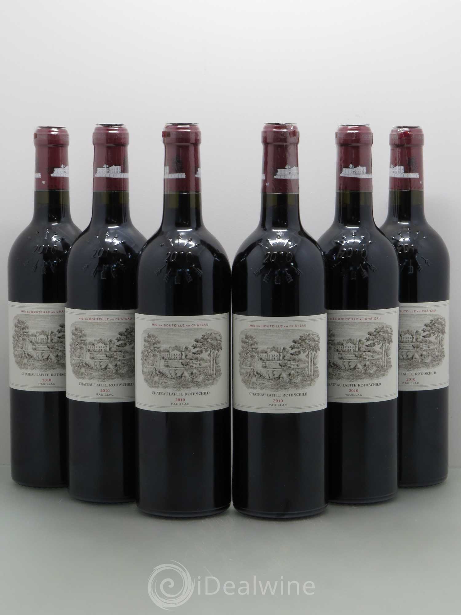 Château Lafite Rothschild 1er Grand Cru Classé 2010 - Lot de 6 bouteilles - 0