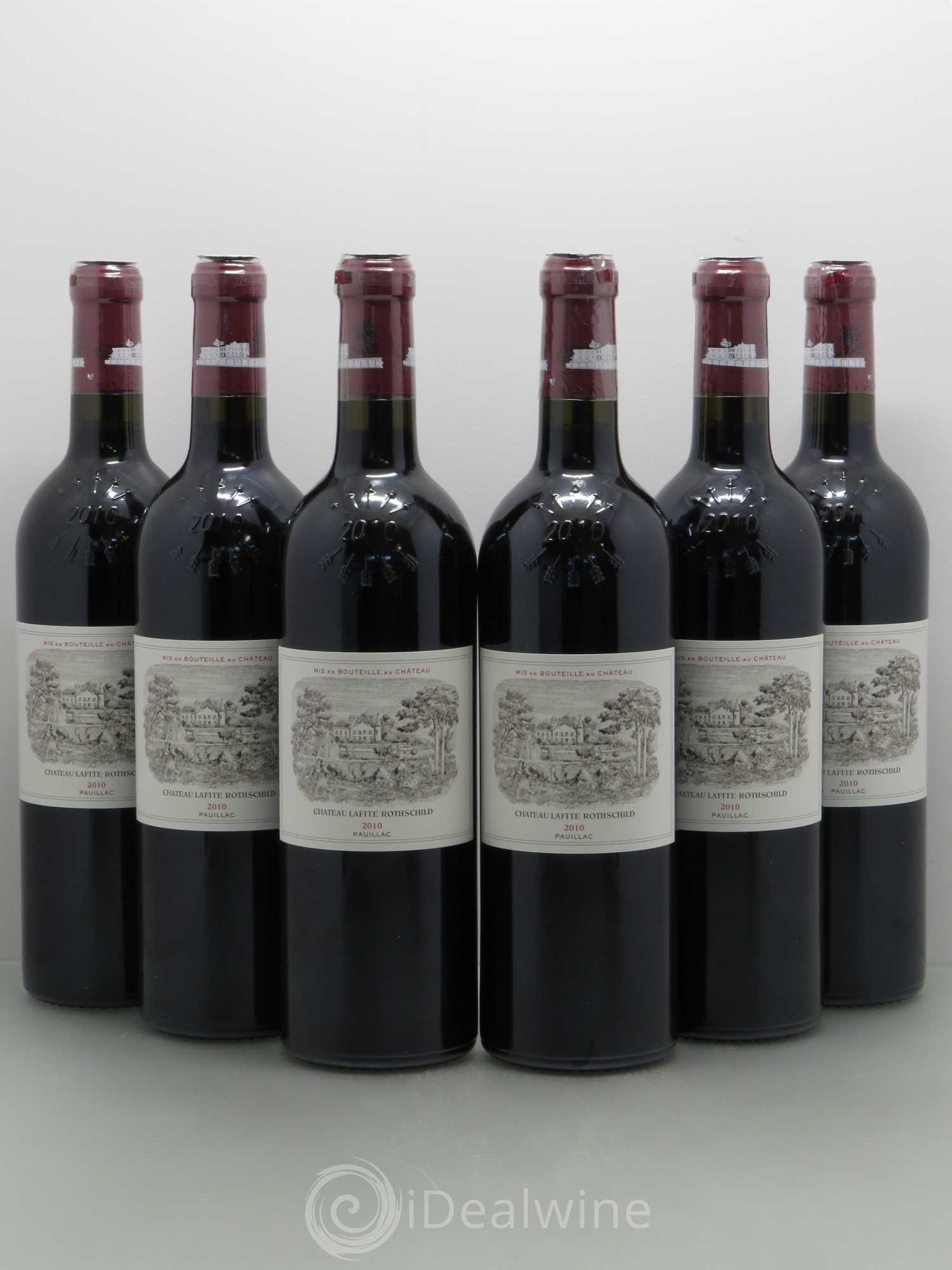 Château Lafite Rothschild 1er Grand Cru Classé 2010 - Lot de 6 bouteilles - 0