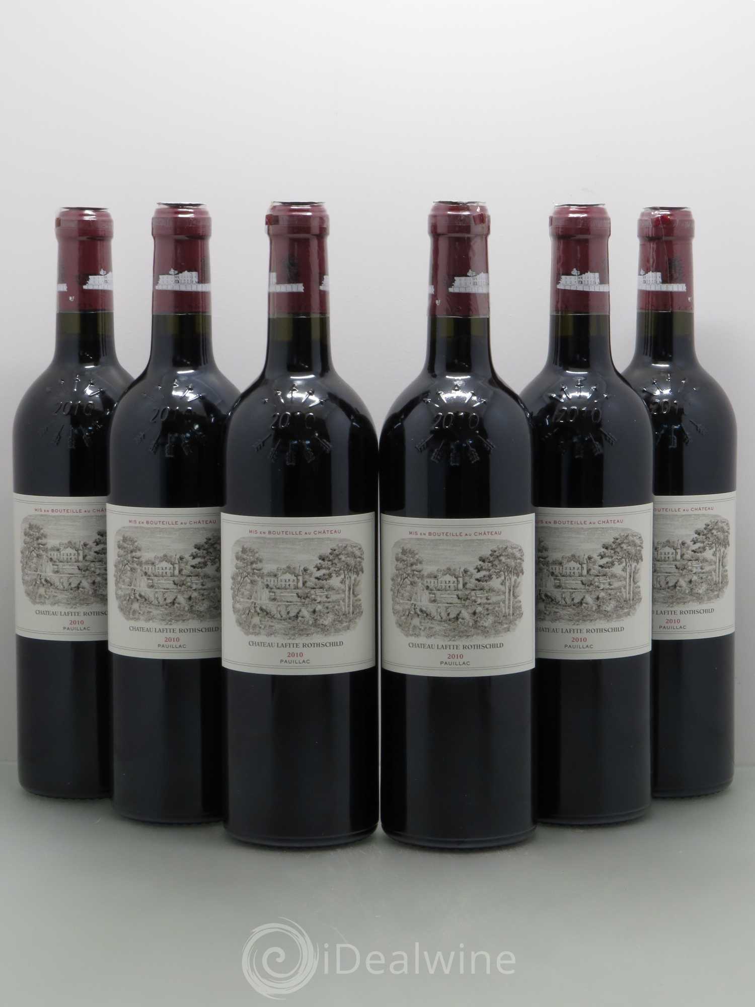 Château Lafite Rothschild 1er Grand Cru Classé 2010 - Lot de 6 bouteilles - 0