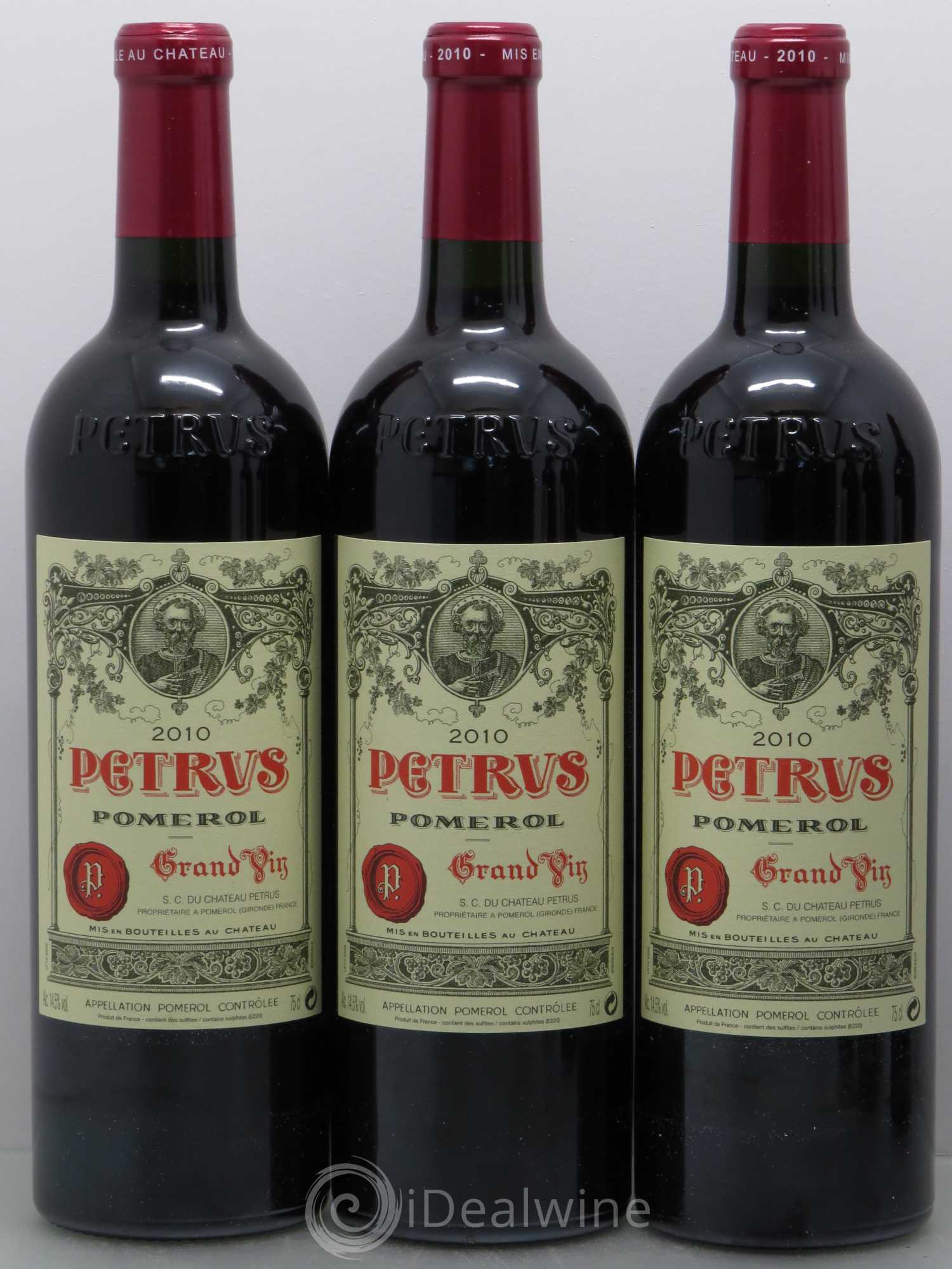 Petrus 2010 - Lot de 6 bouteilles - 1
