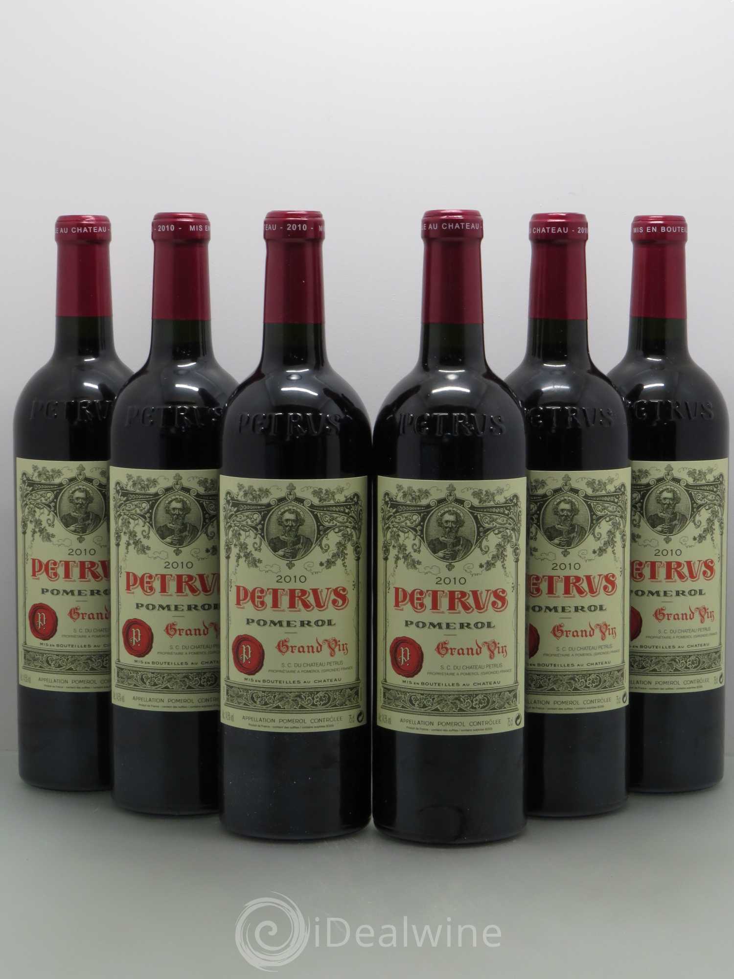 Petrus 2010 - Lot de 6 bouteilles - 0