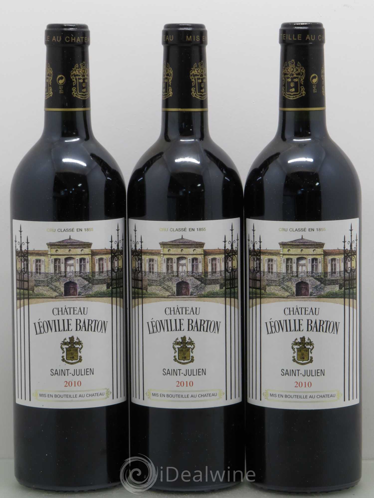 Château Léoville Barton 2ème Grand Cru Classé 2010 - Lot de 6 bouteilles - 1