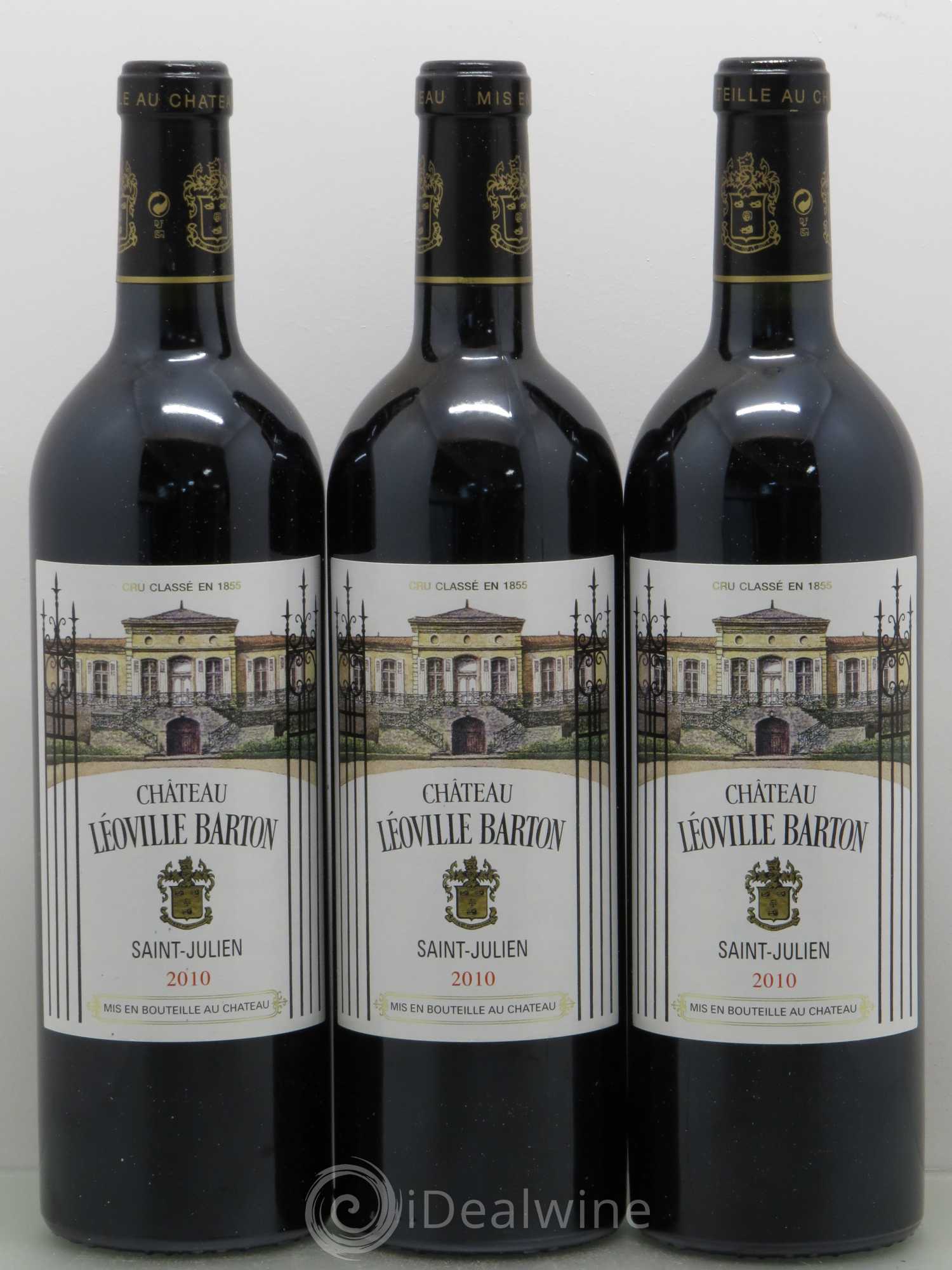 Château Léoville Barton 2ème Grand Cru Classé 2010 - Lot de 6 bouteilles - 2