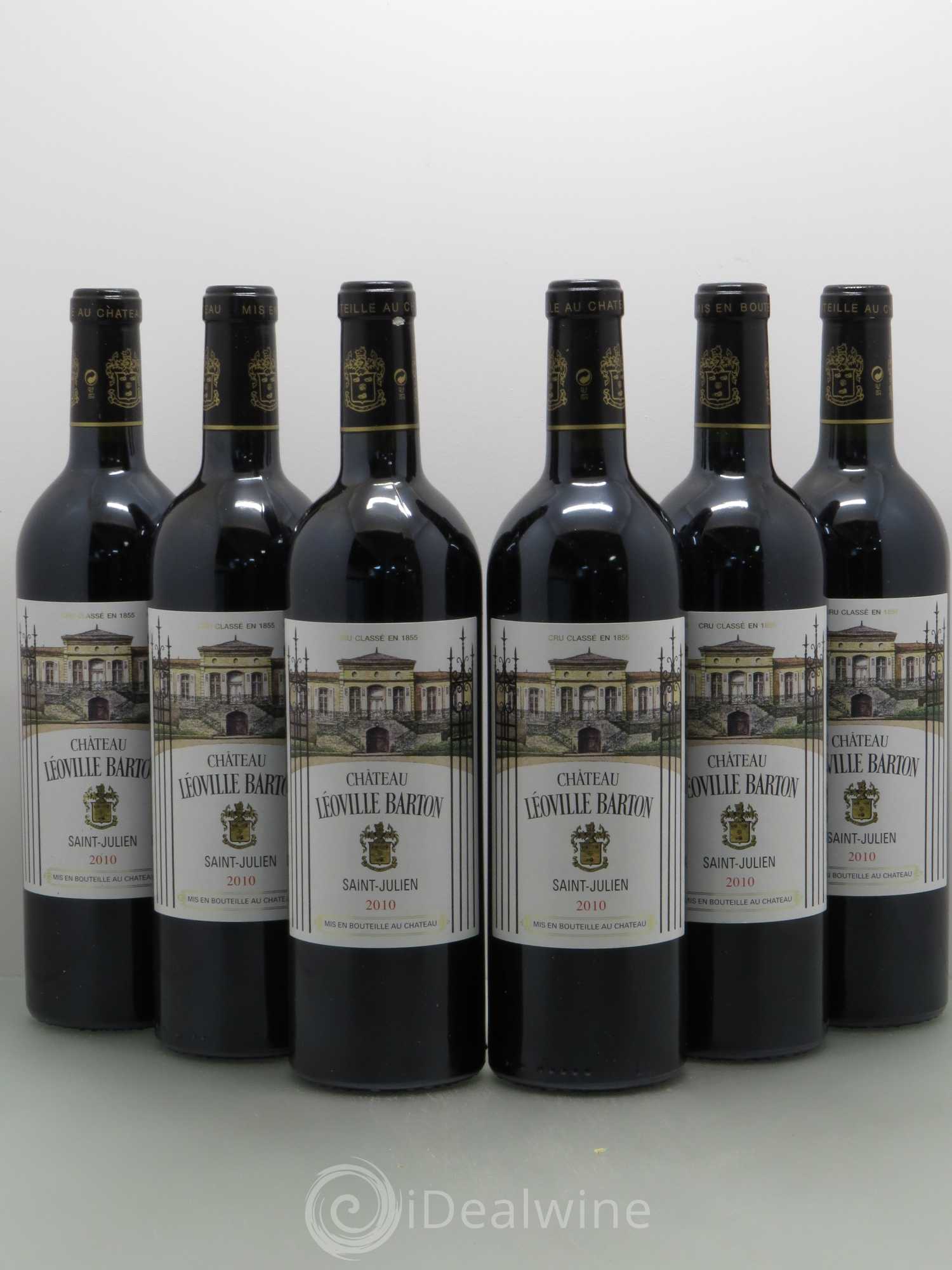 Château Léoville Barton 2ème Grand Cru Classé 2010 - Lot de 6 bouteilles - 0