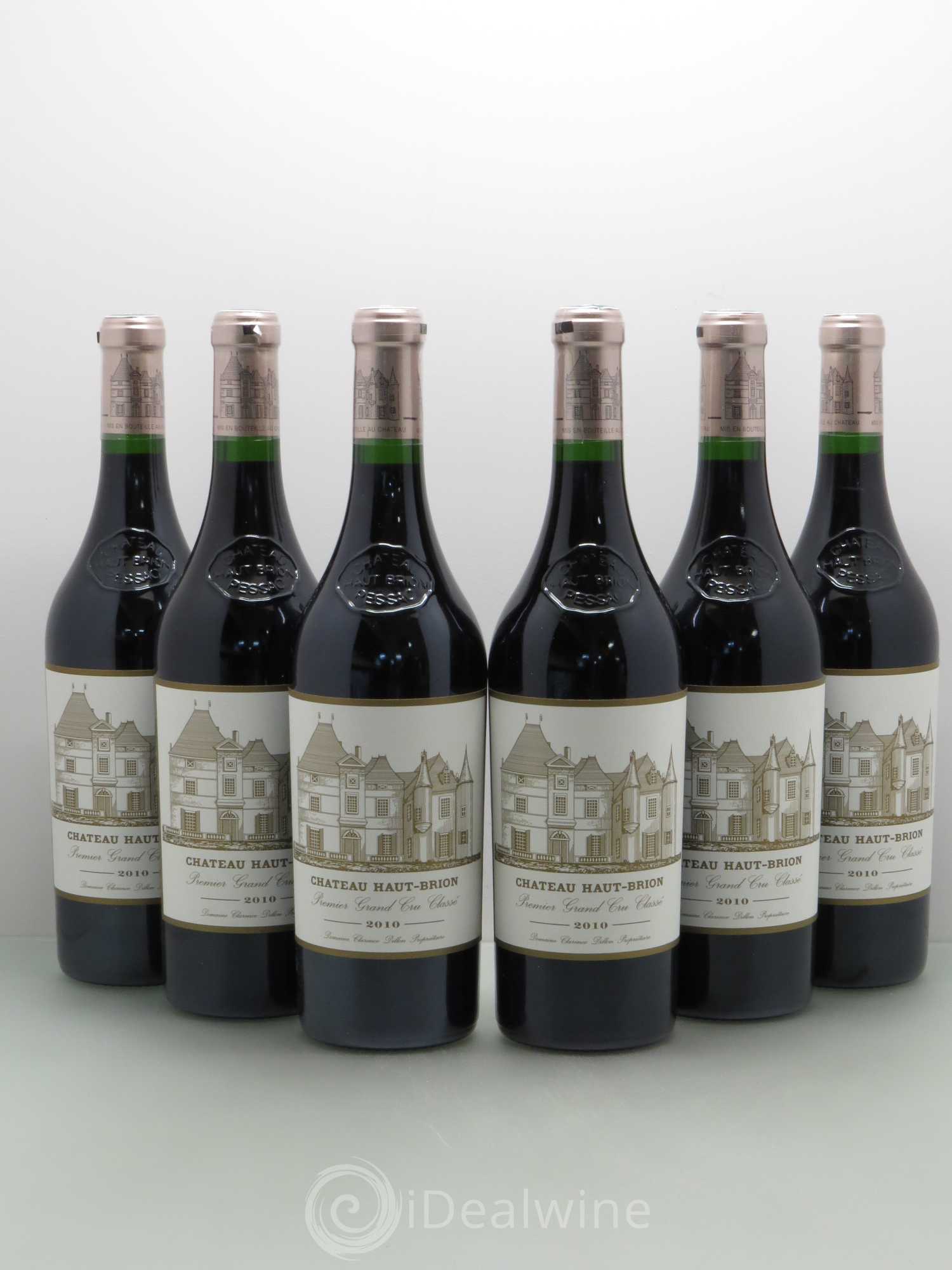 Château Haut Brion 1er Grand Cru Classé 2010 - Lot de 6 bouteilles - 0