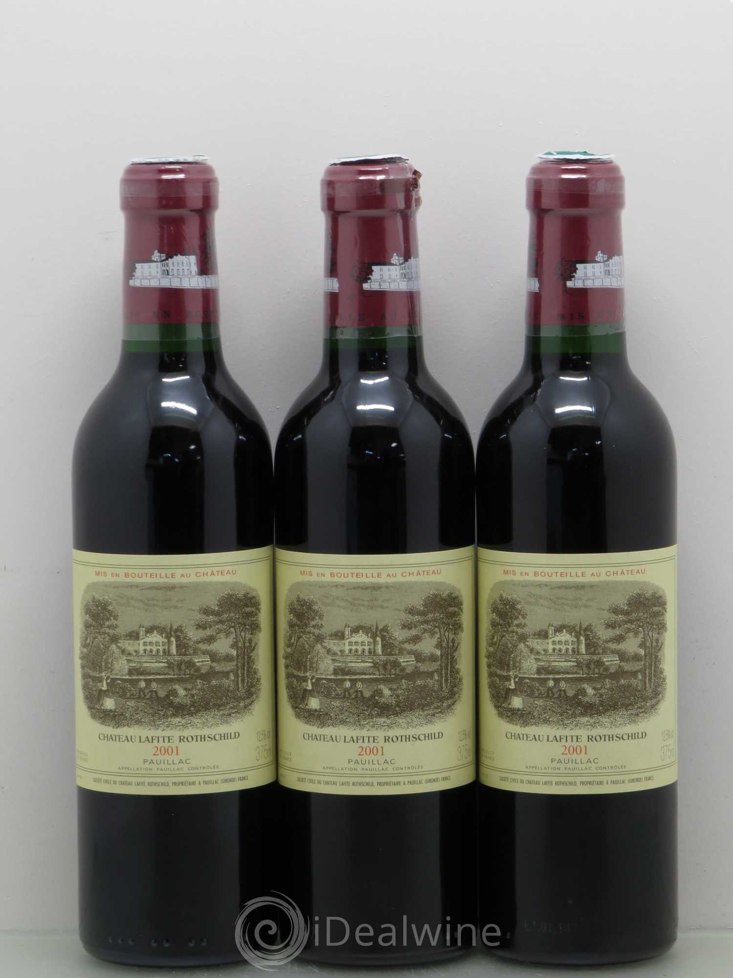 Château Lafite Rothschild 1er Grand Cru Classé 2001 - Lot de 24 demi bouteilles - 3