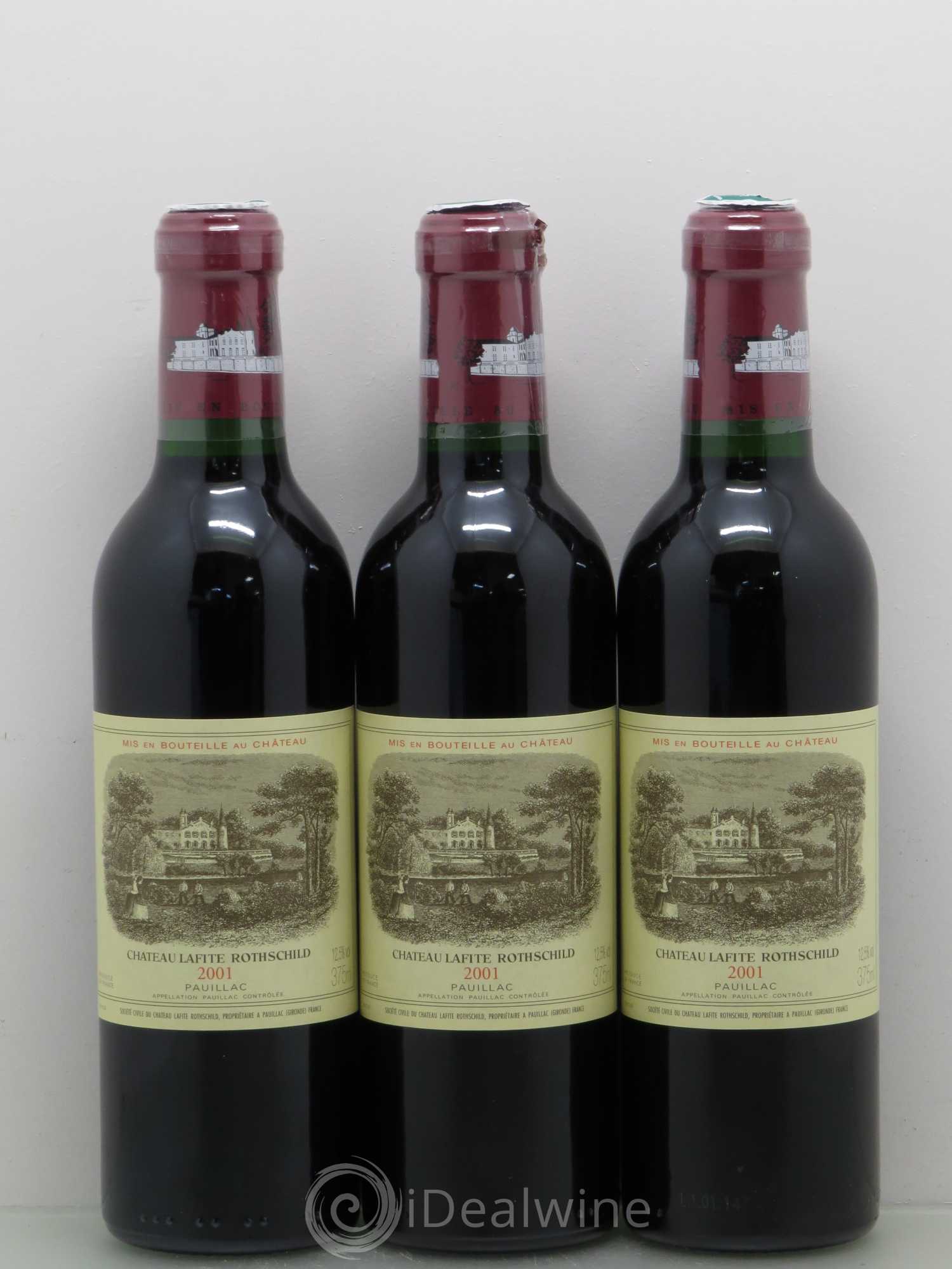 Château Lafite Rothschild 1er Grand Cru Classé 2001 - Lot de 24 demi bouteilles - 4