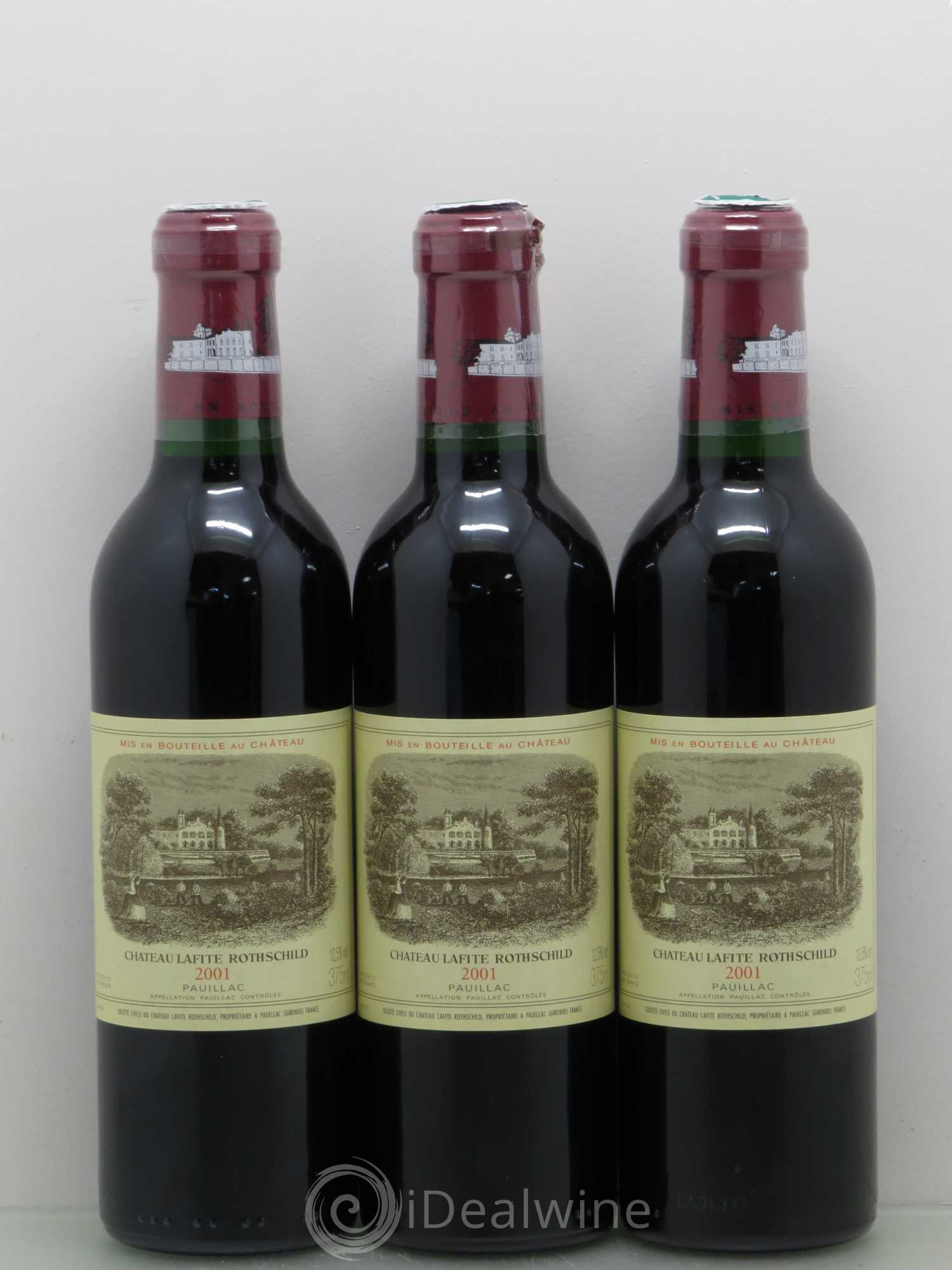 Château Lafite Rothschild 1er Grand Cru Classé 2001 - Lot de 24 demi bouteilles - 5