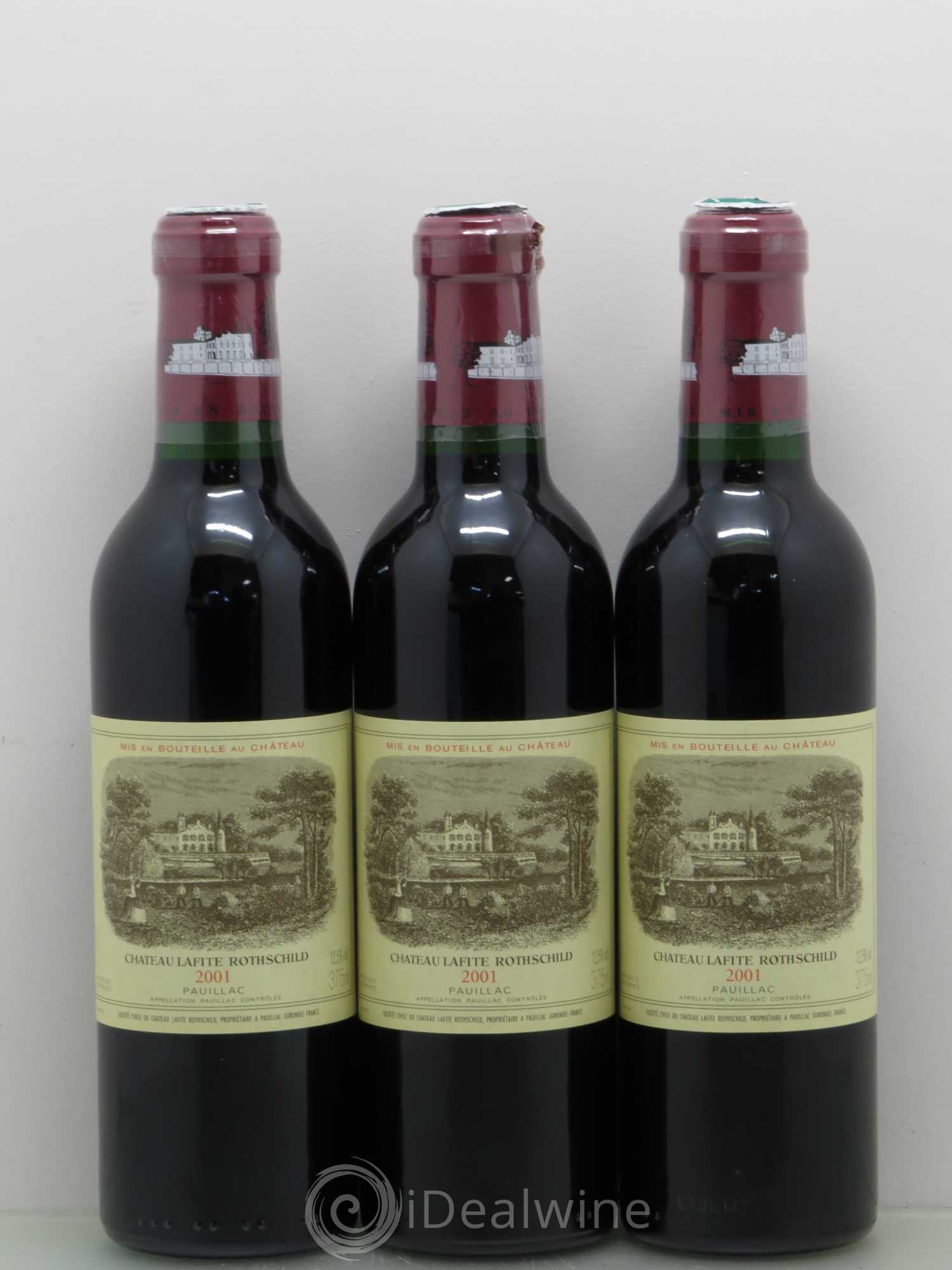 Château Lafite Rothschild 1er Grand Cru Classé 2001 - Lot de 24 demi bouteilles - 8