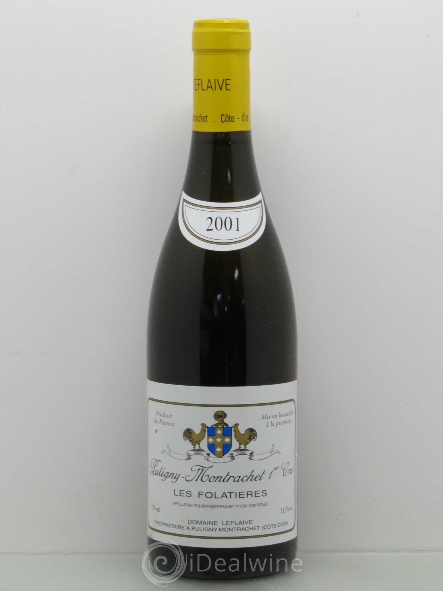 Puligny-Montrachet 1er Cru Les Folatières Leflaive (Domaine) 2001 - Lot de 1 bouteille - 0