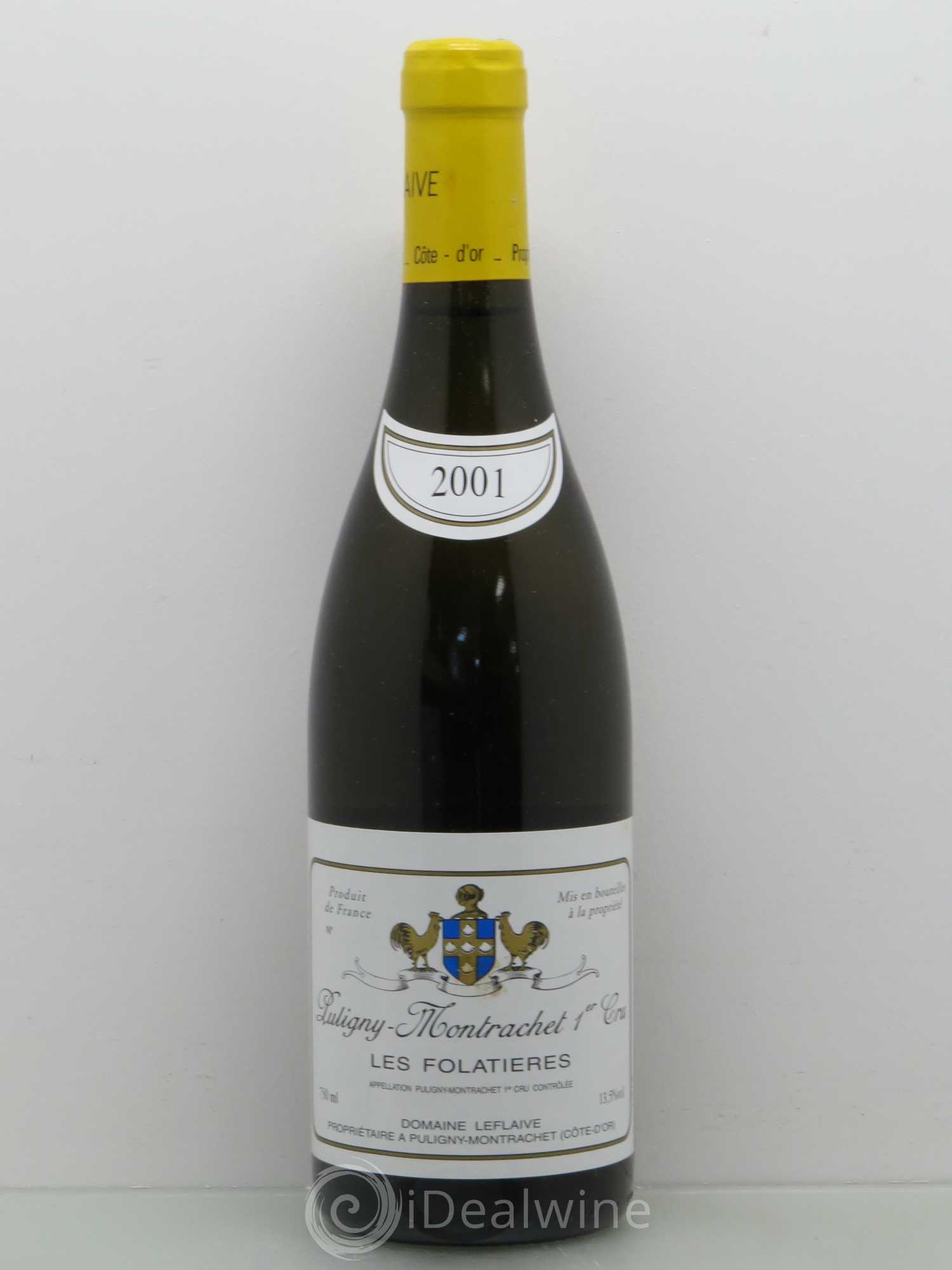 Puligny-Montrachet 1er Cru Les Folatières Leflaive (Domaine) 2001 - Lot de 1 bouteille - 0