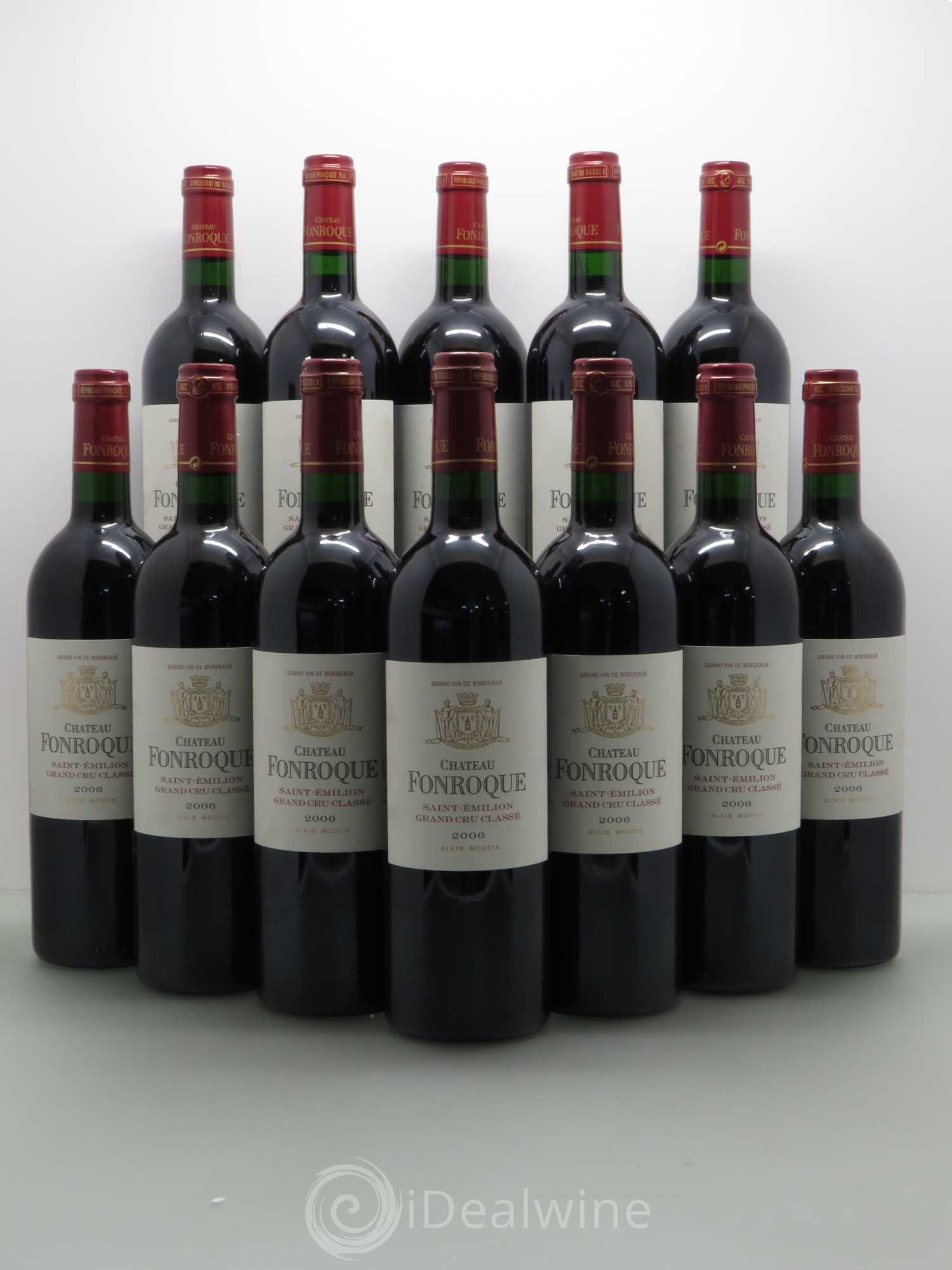 Château Fonroque Grand Cru Classé 2006 - Lot de 12 bouteilles - 0