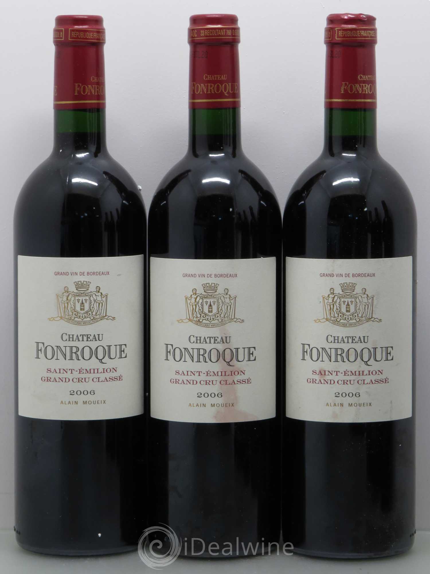 Château Fonroque Grand Cru Classé 2006 - Lot de 6 bouteilles - 1
