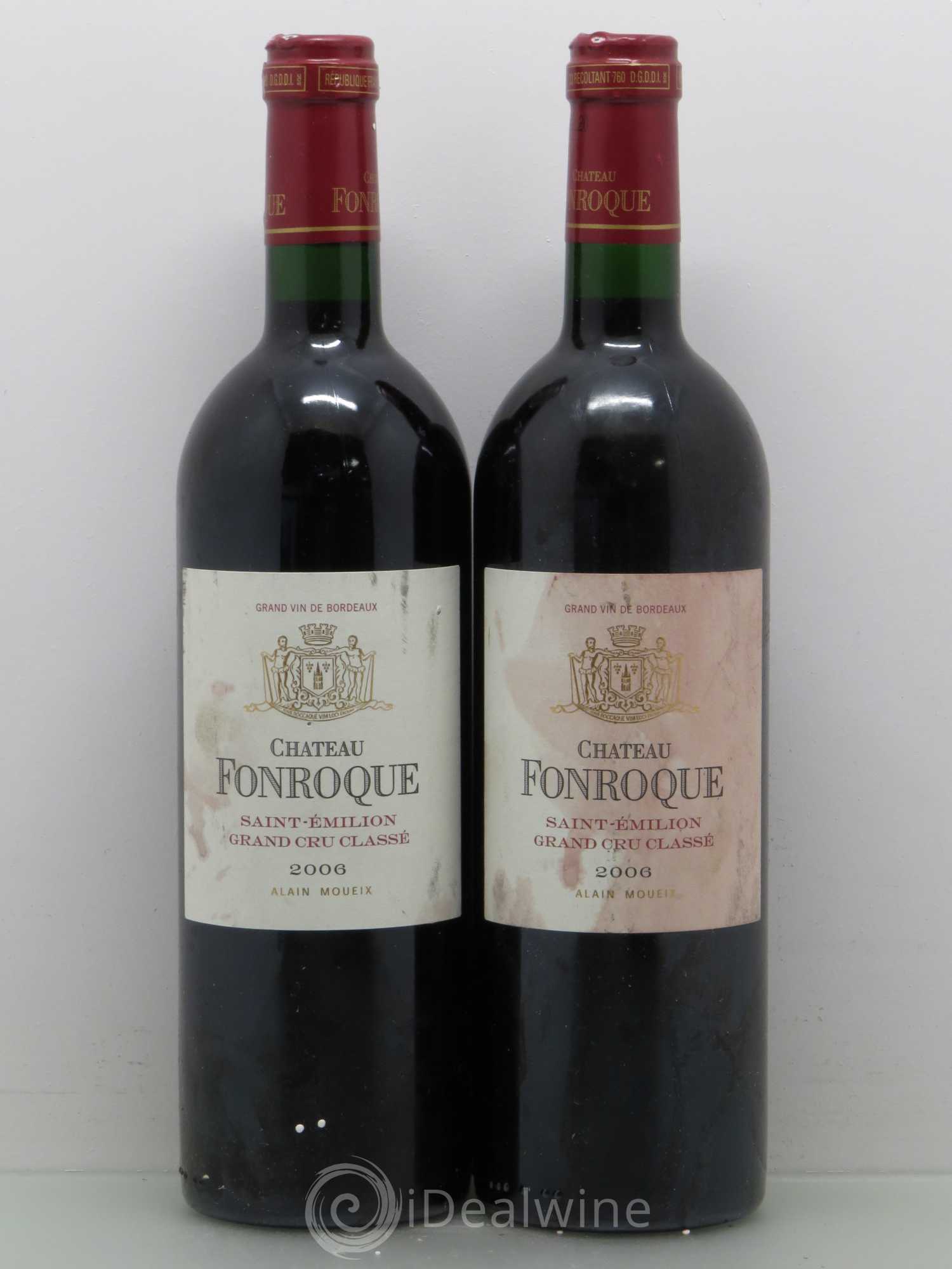 Château Fonroque Grand Cru Classé 2006 - Lot de 2 bouteilles - 0