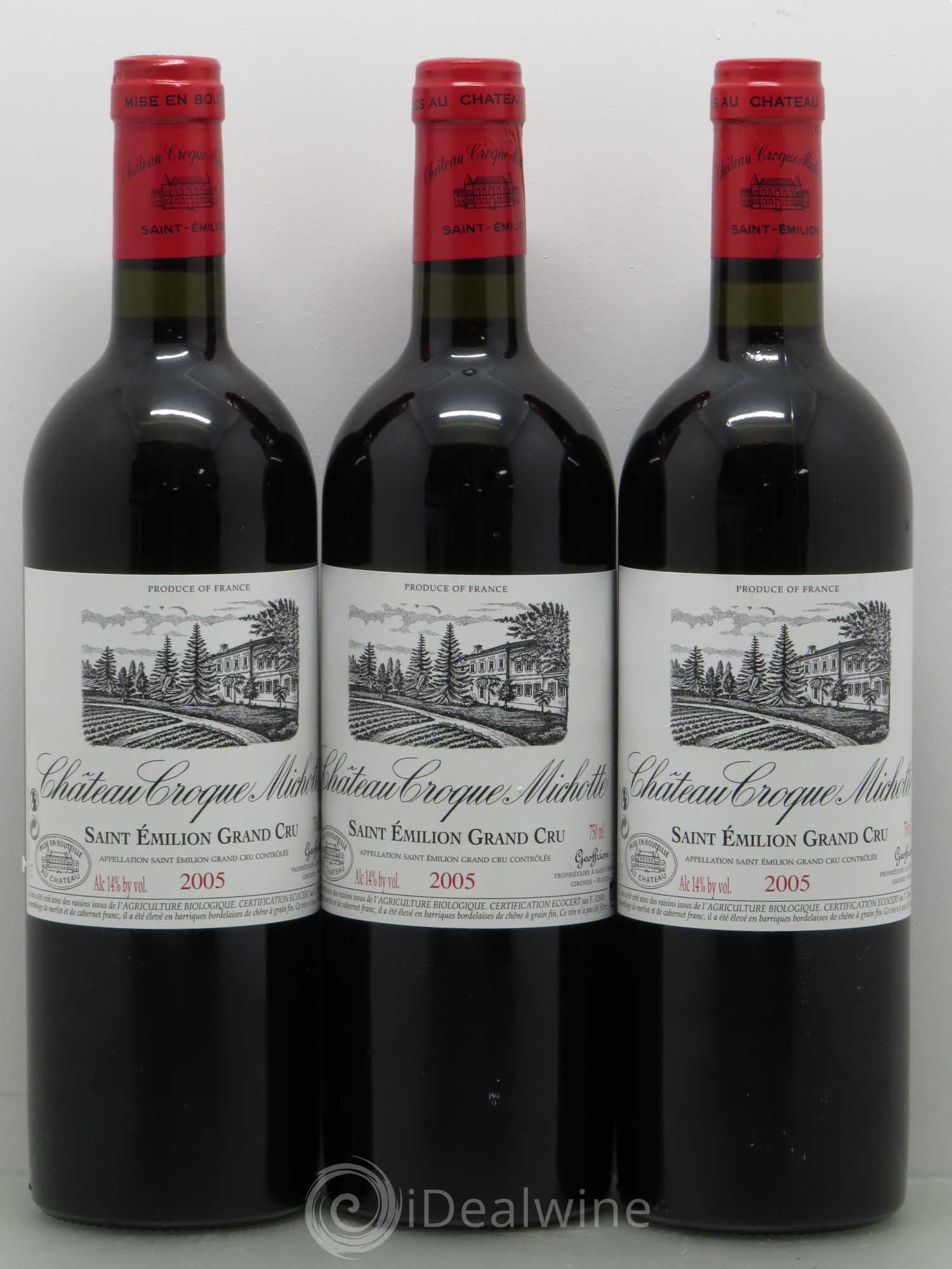 Château Croque Michotte 2005 - Lot de 12 bouteilles - 2