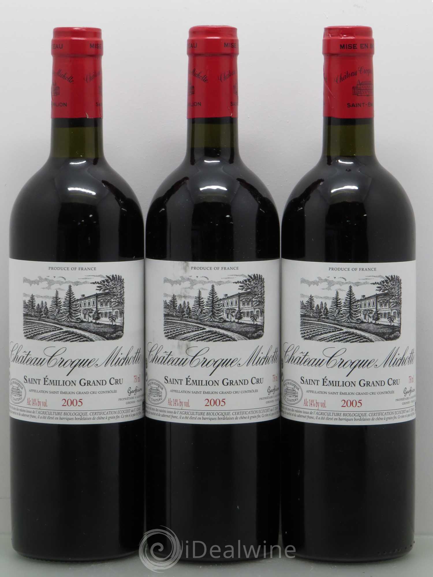 Château Croque Michotte 2005 - Lot de 12 bouteilles - 4