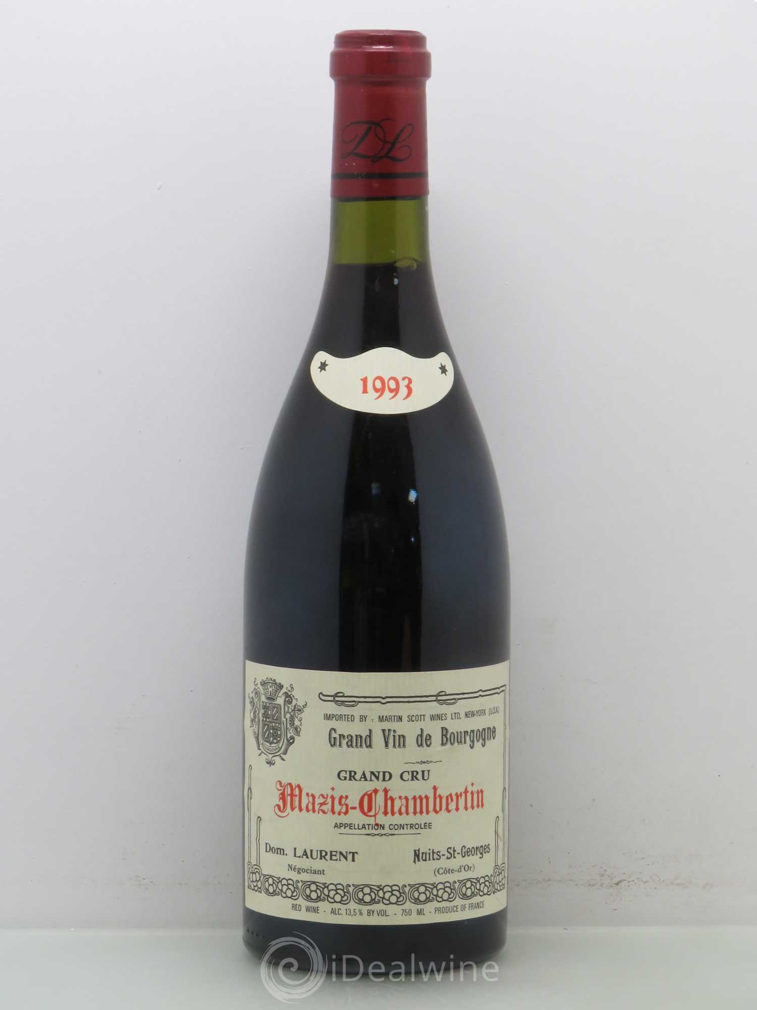 Mazis-Chambertin Grand Cru Dominique Laurent 1993 - Lot de 1 bouteille - 0