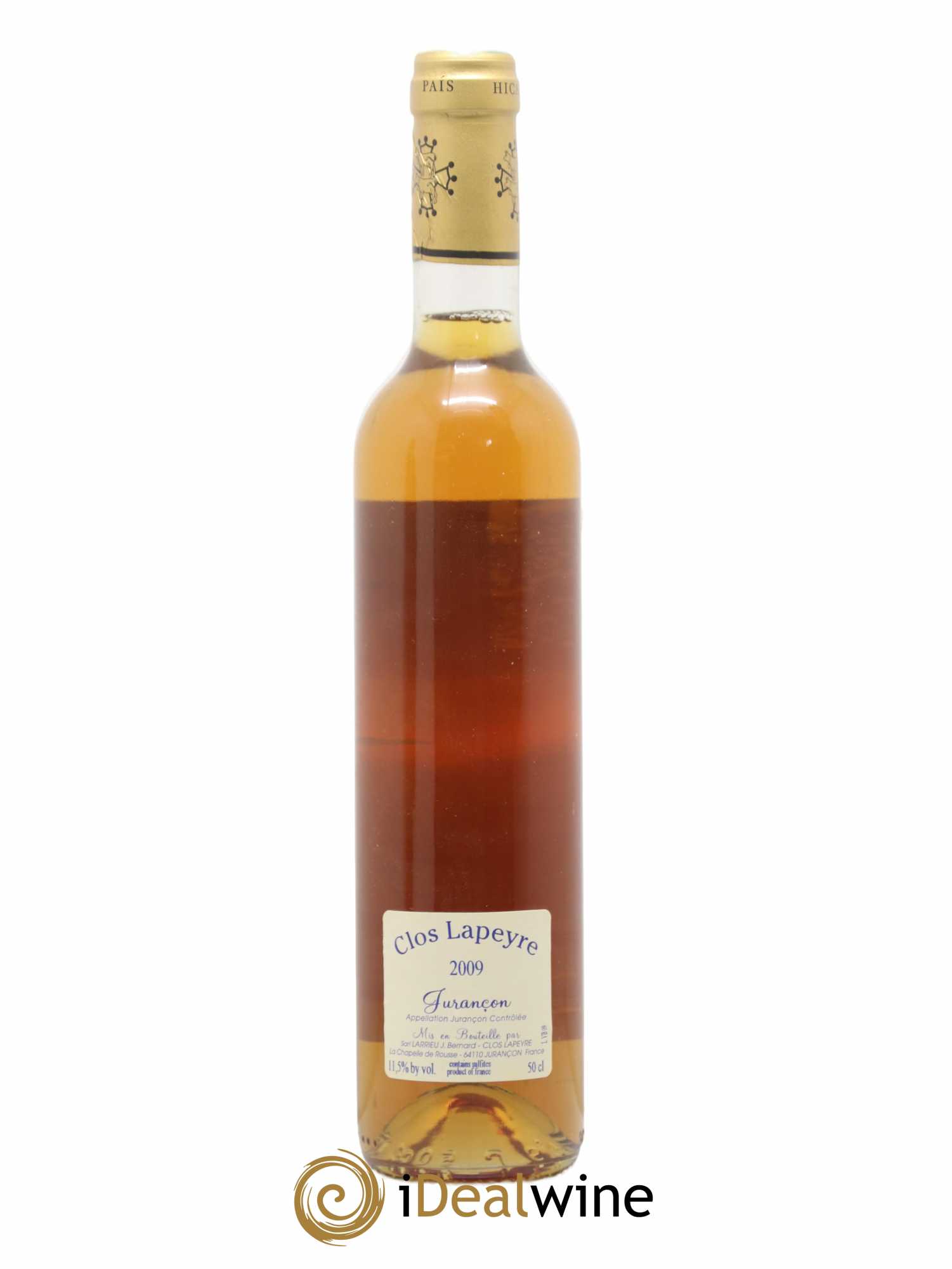 Jurançon Vent Balaguèr Clos Lapeyre 50CL 2009 - Lot of 1 bottle - 1
