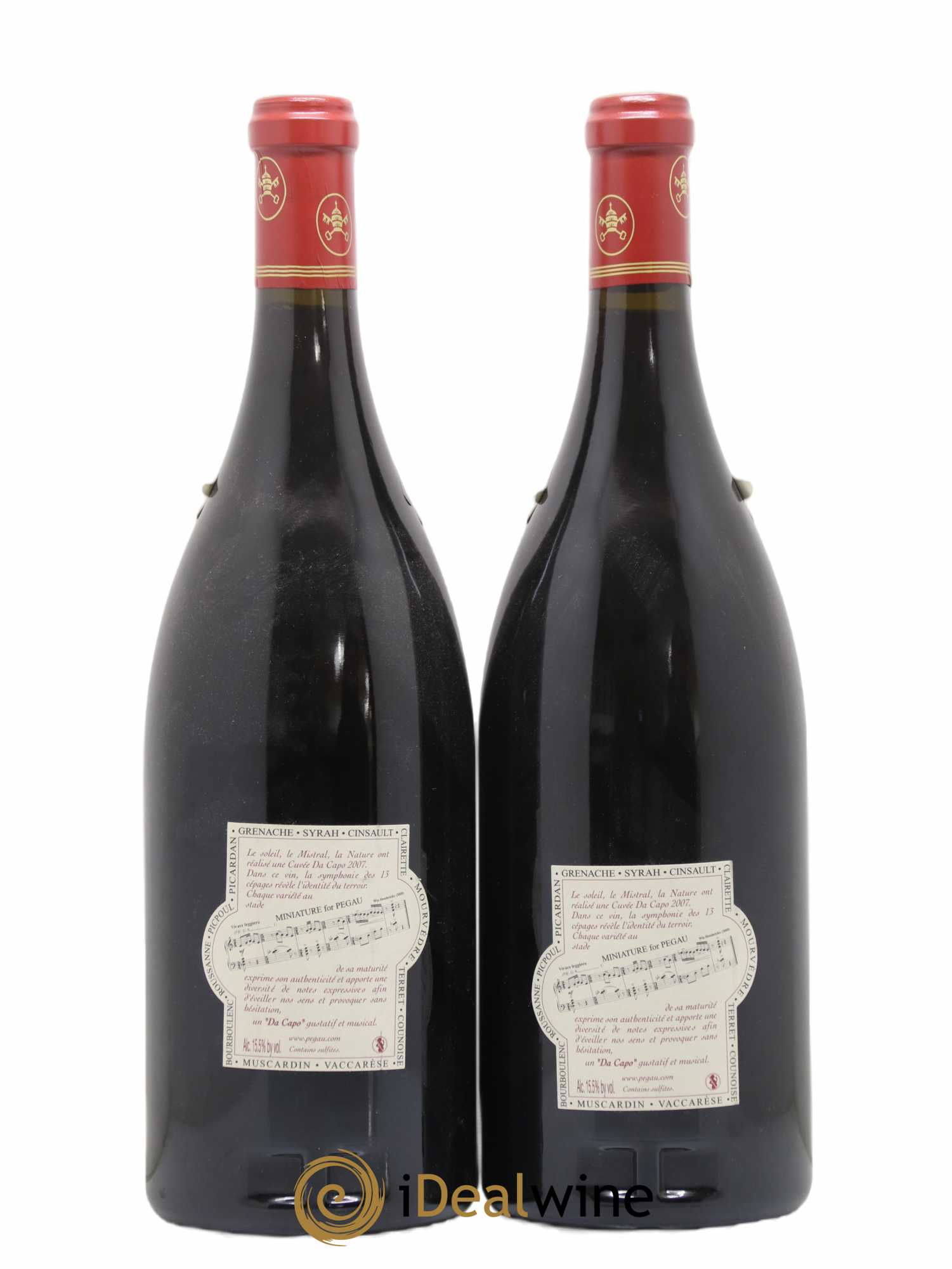 Châteauneuf-du-Pape Domaine du Pégau Cuvée Da Capo Paul et Laurence Féraud 2007 - Posten von 2 Magnum - 1