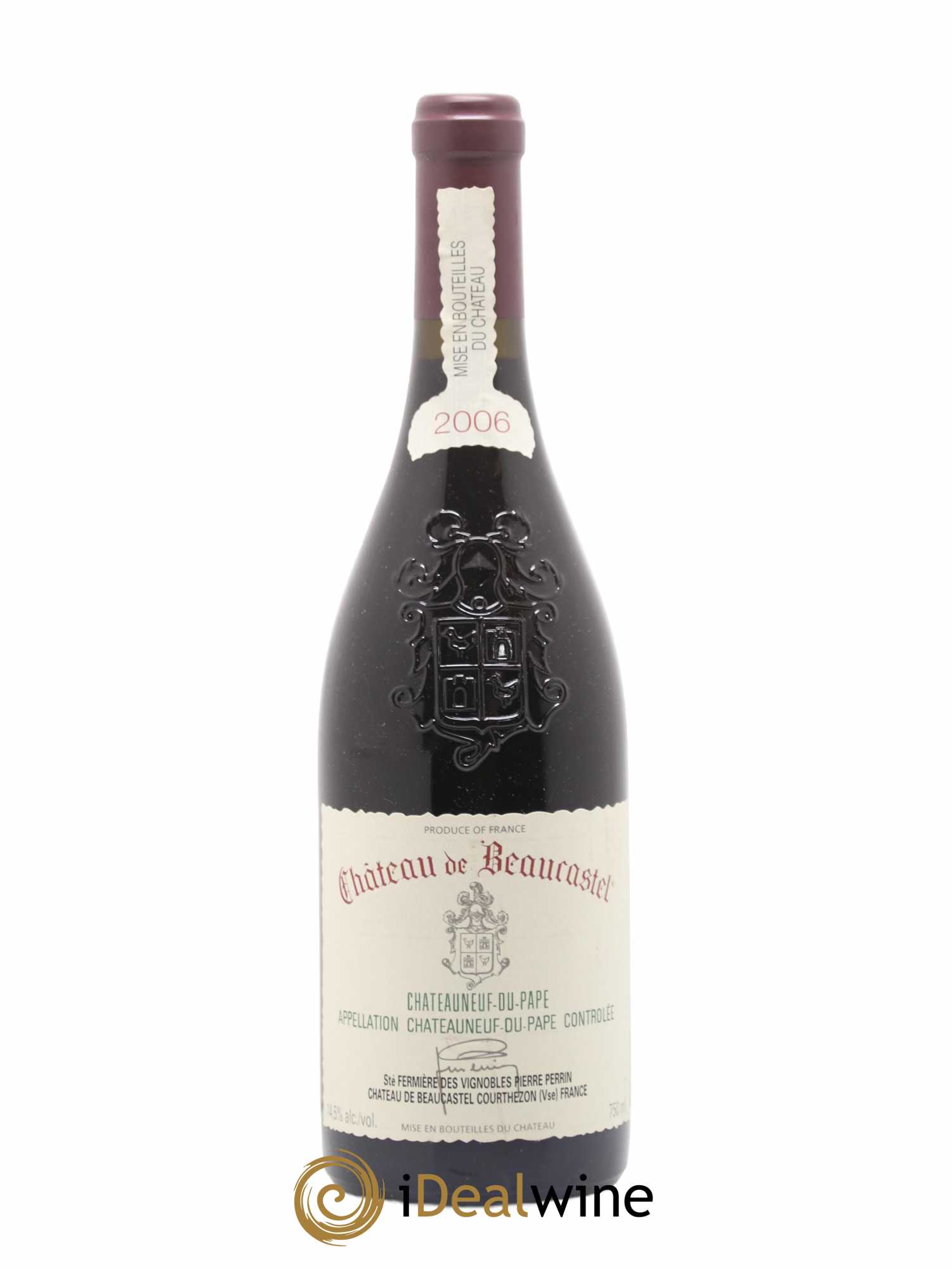 Châteauneuf-du-Pape Château de Beaucastel Famille Perrin 2006 - Lot de 1 bouteille - 0