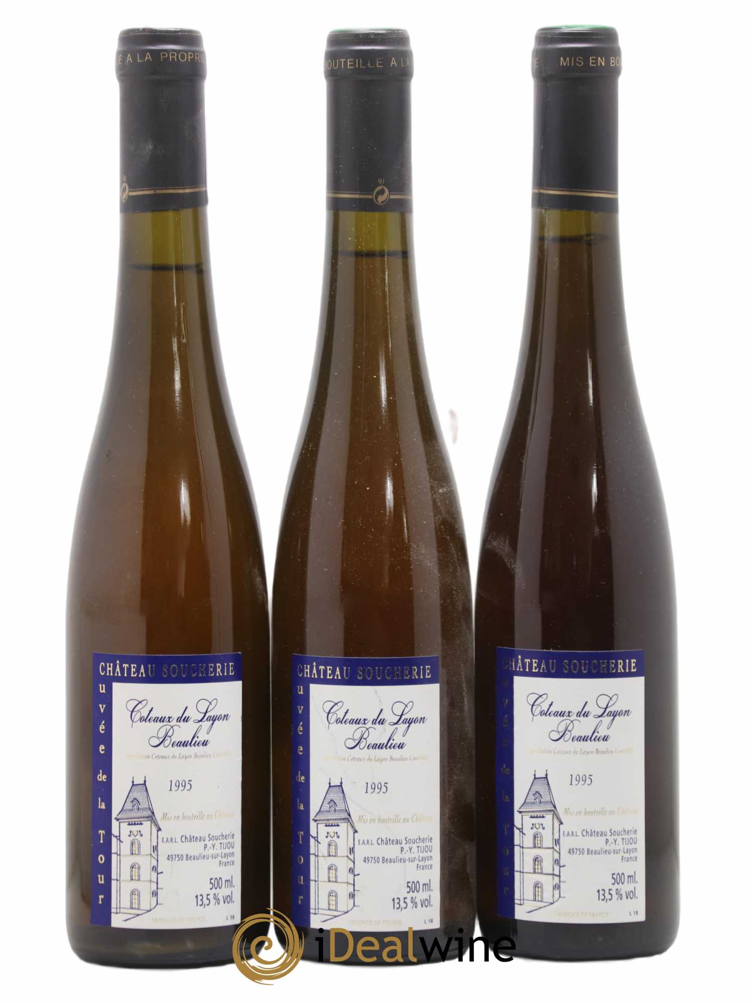 Coteaux du Layon 1995 - Lotto di 3 bottiglie - 0