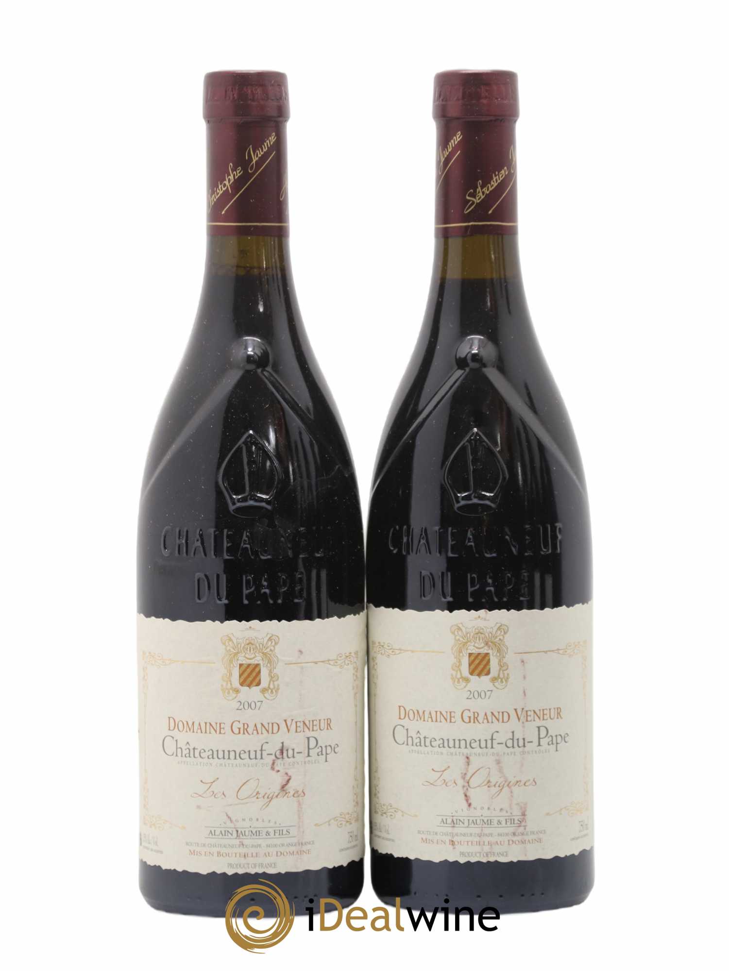 Châteauneuf-du-Pape Les Origines Grand Veneur (Domaine) 2007 - Lot de 2 bouteilles - 0