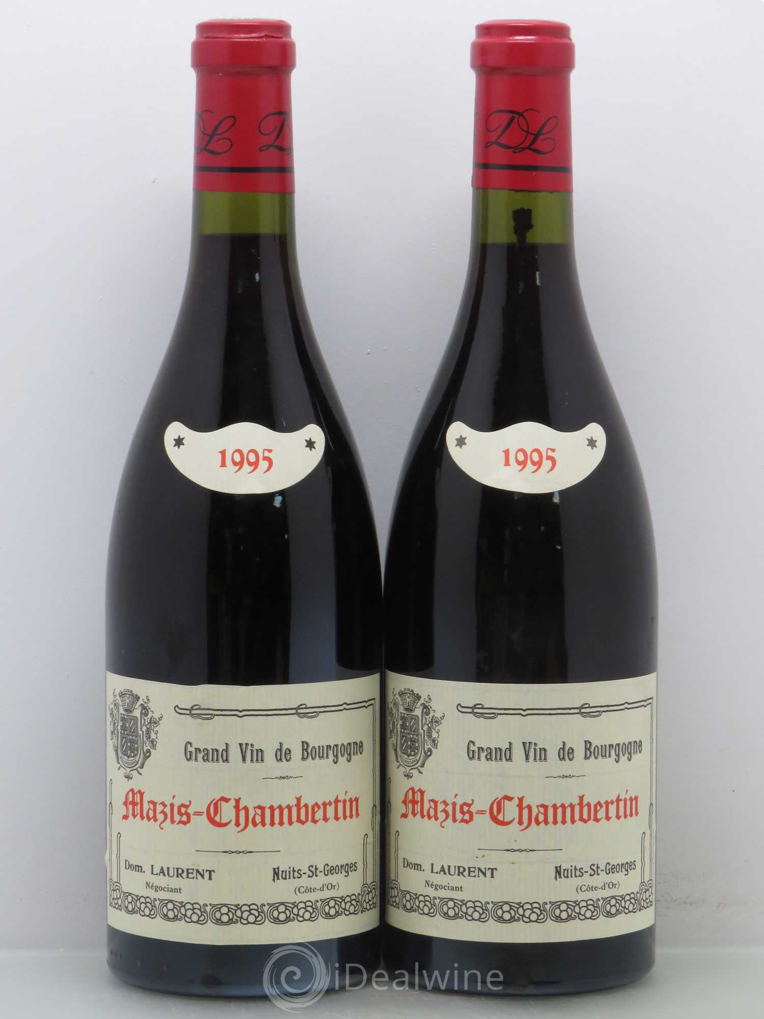 Mazis-Chambertin Grand Cru Dominique Laurent Cuvée B 1995 - Lot de 2 bouteilles - 0