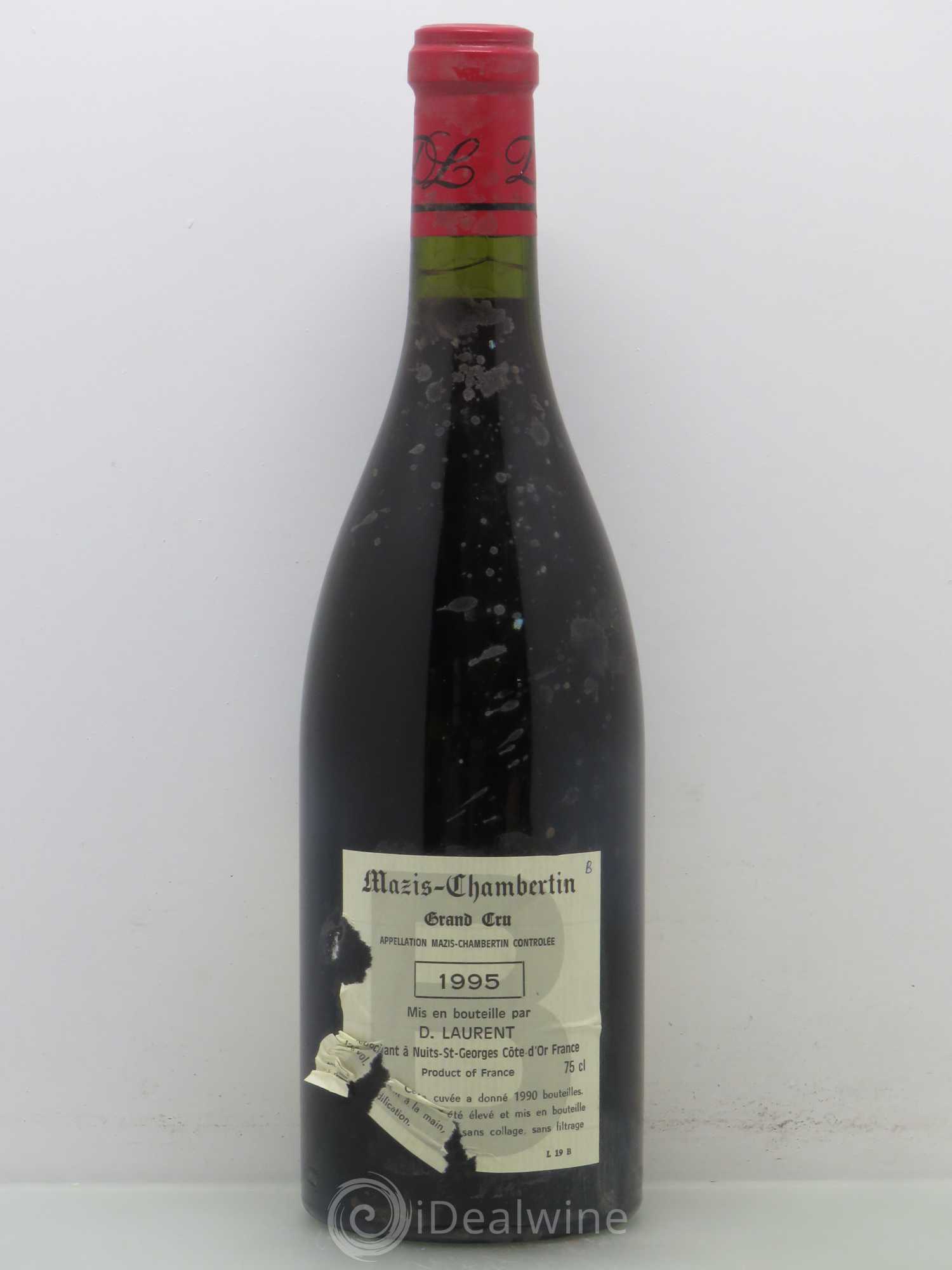 Mazis-Chambertin Grand Cru Dominique Laurent Cuvée B 1995 - Lot de 1 bouteille - 1
