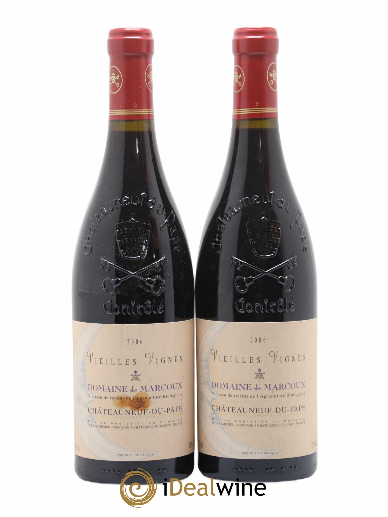 Châteauneuf-du-Pape Vieilles Vignes Marcoux (Domaine de) 2006 - Lot de 2 bouteilles - 0