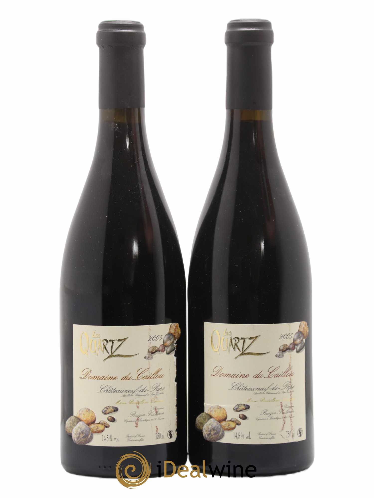 Châteauneuf-du-Pape Les Quartz Clos du Caillou 2005 - Lot de 2 bouteilles - 0