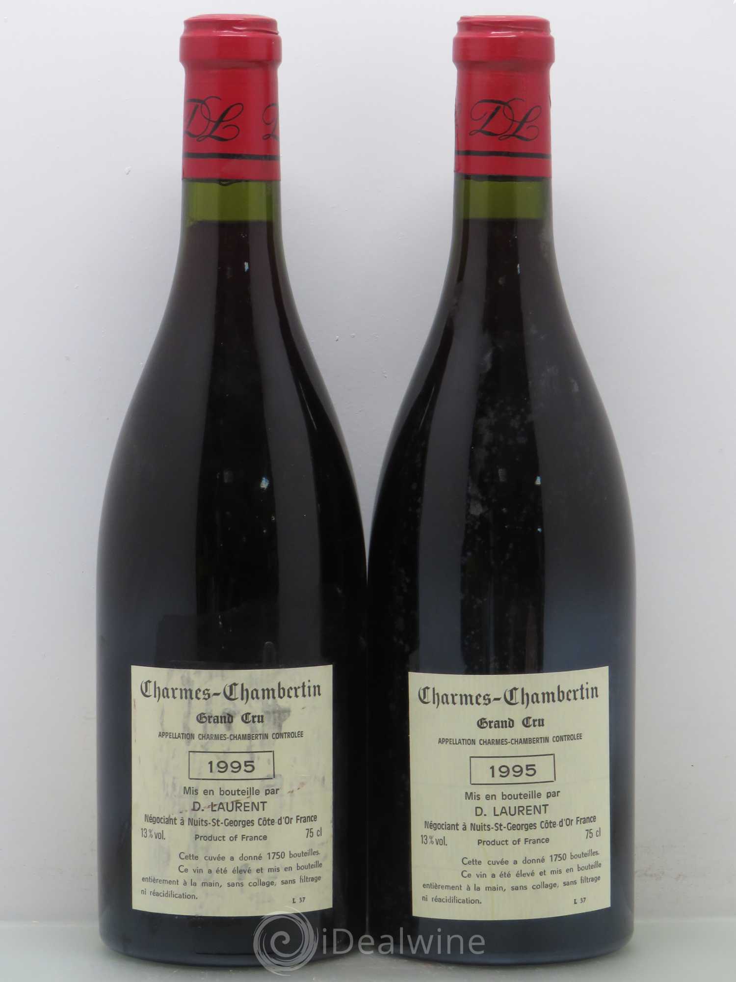 Charmes-Chambertin Grand Cru Dominique Laurent Cuvée Spéciale 1995 - Lot of 2 bottles - 1