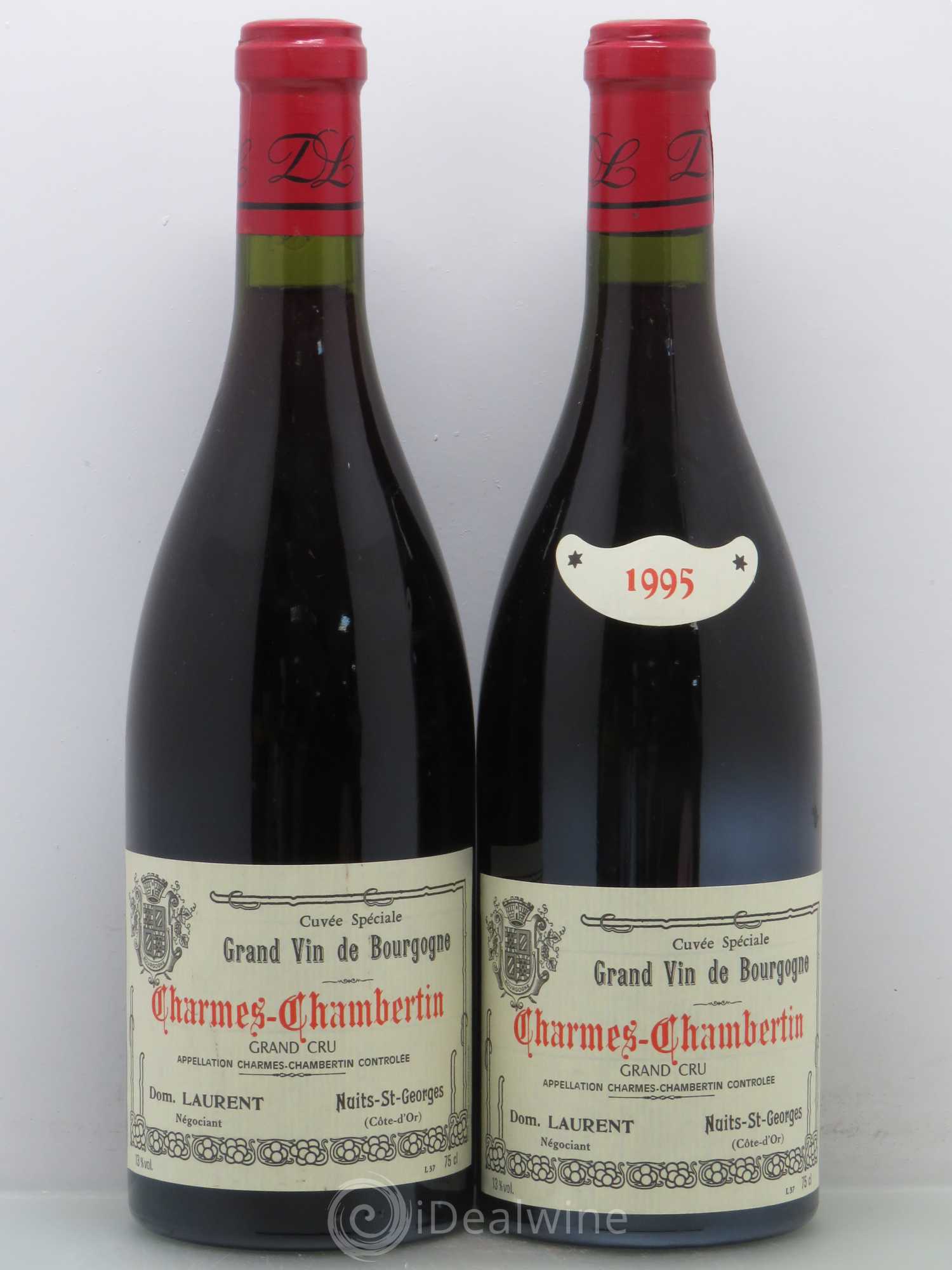 Charmes-Chambertin Grand Cru Dominique Laurent Cuvée Spéciale 1995 - Lot of 2 bottles - 0