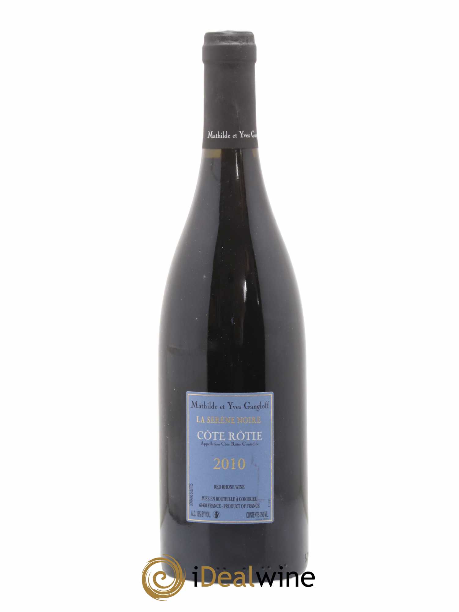 Côte-Rôtie La Sereine Noire Gangloff (Domaine) 2010 - Lot de 1 bouteille - 1