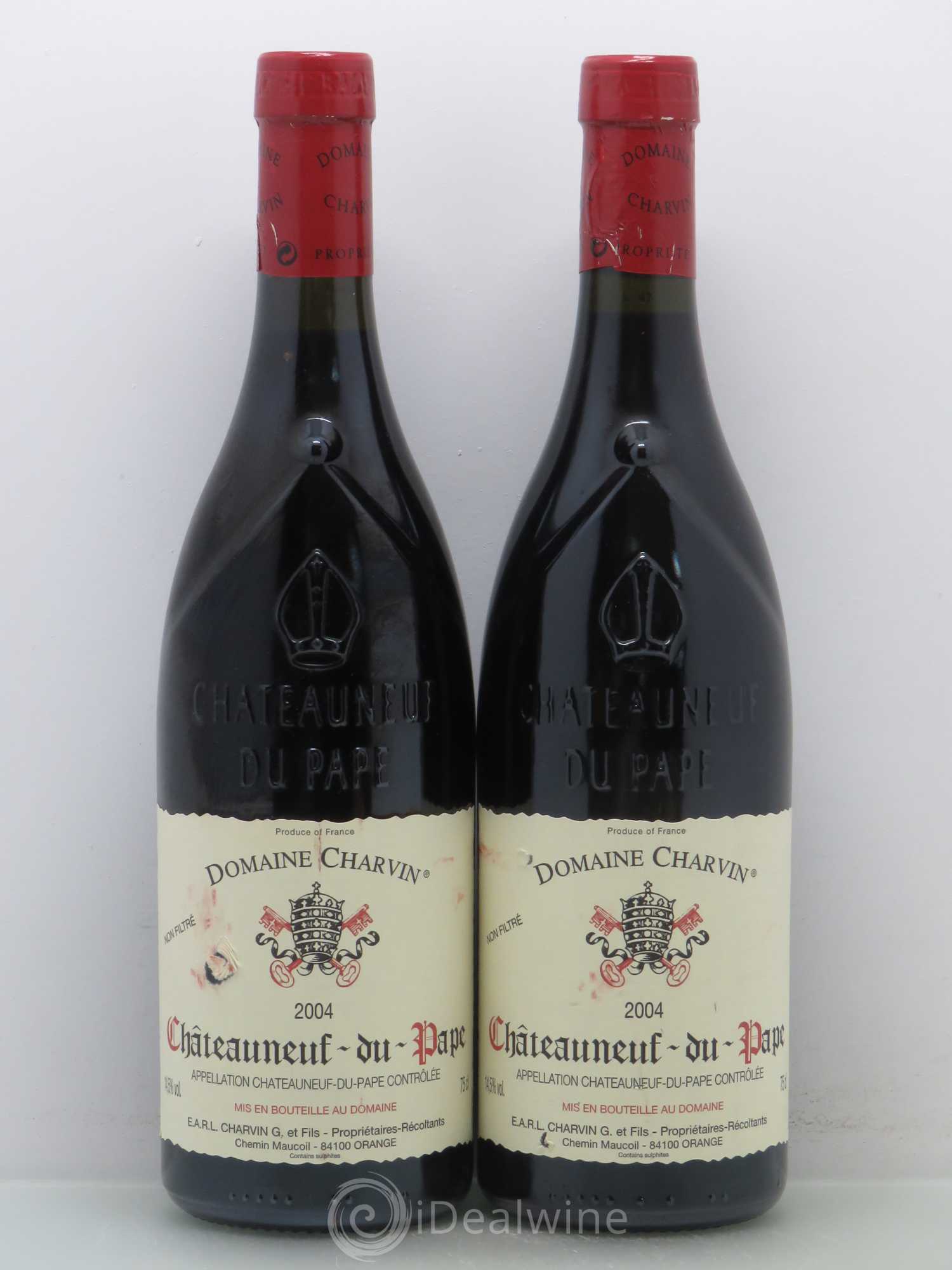 Châteauneuf-du-Pape Charvin (Domaine) 2004 - Lot de 2 bouteilles - 0