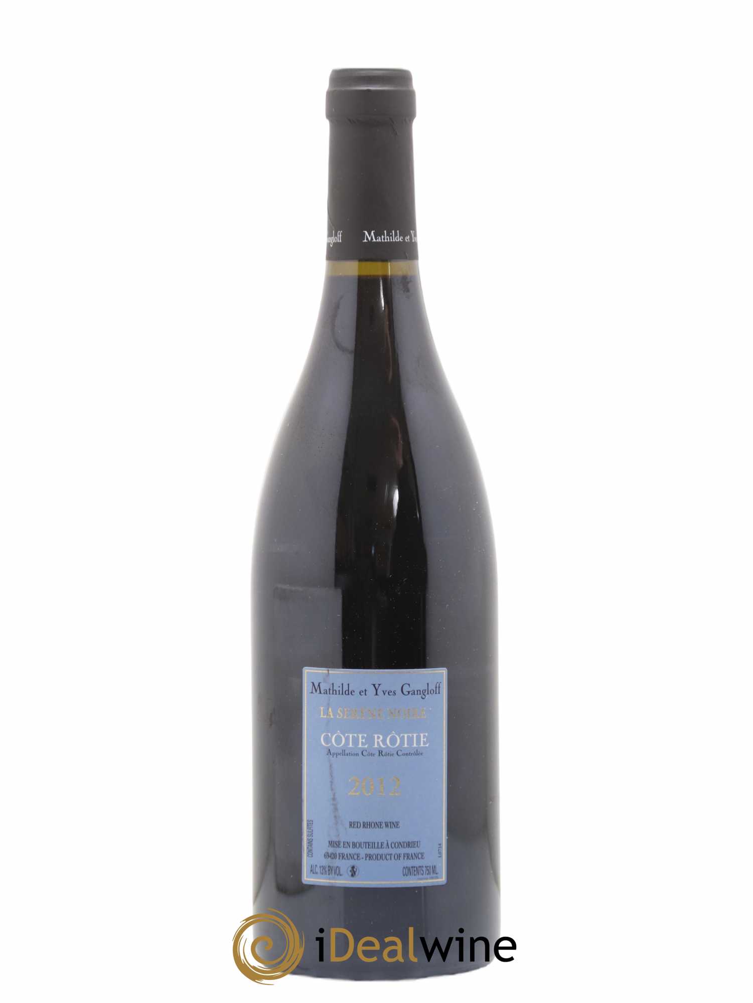 Côte-Rôtie La Sereine Noire Gangloff (Domaine) 2012 - Lot de 1 bouteille - 1