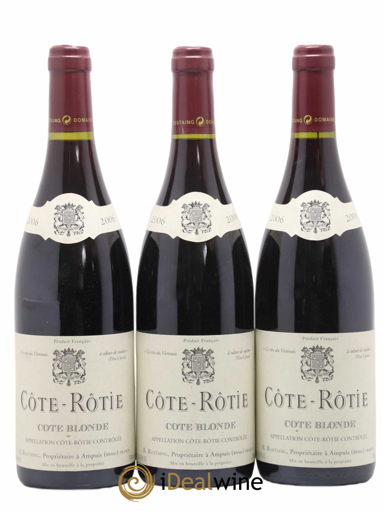 Côte-Rôtie Côte Blonde René Rostaing 2006 - Posten von 3 Flaschen - 0