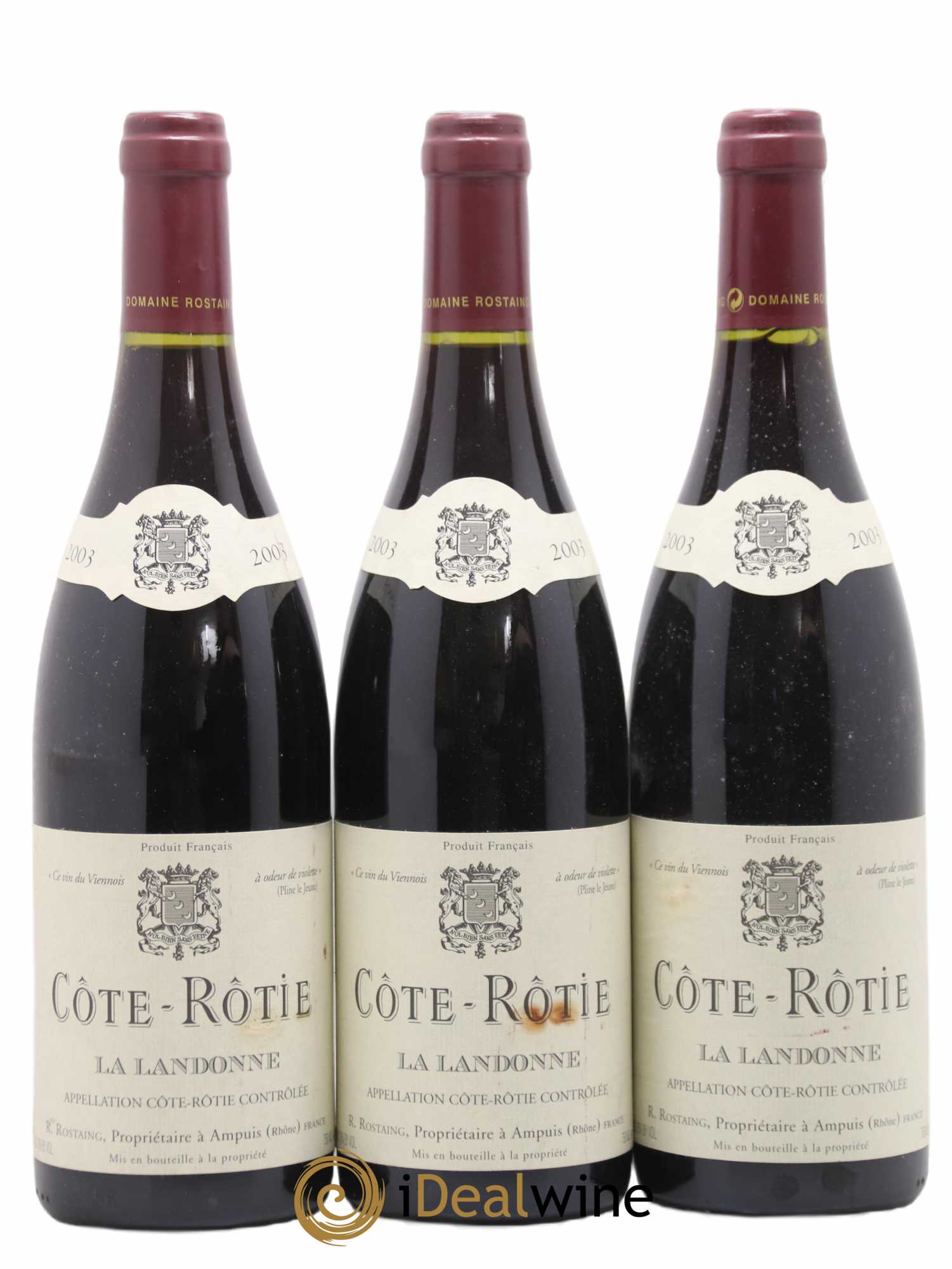 Côte-Rôtie La Landonne René Rostaing 2003 - Posten von 3 Flaschen - 0