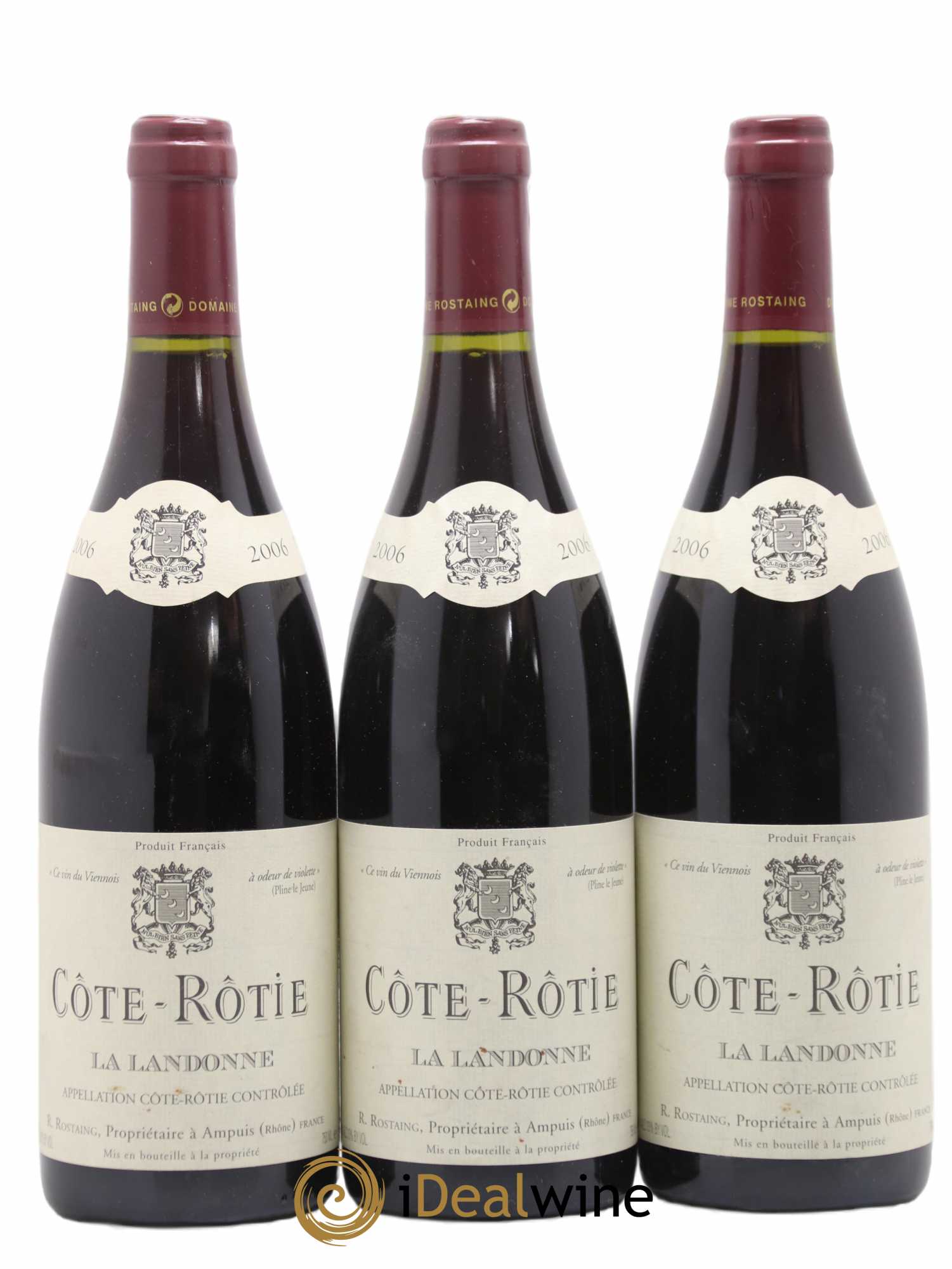 Côte-Rôtie La Landonne René Rostaing 2006 - Lot de 3 bouteilles - 0