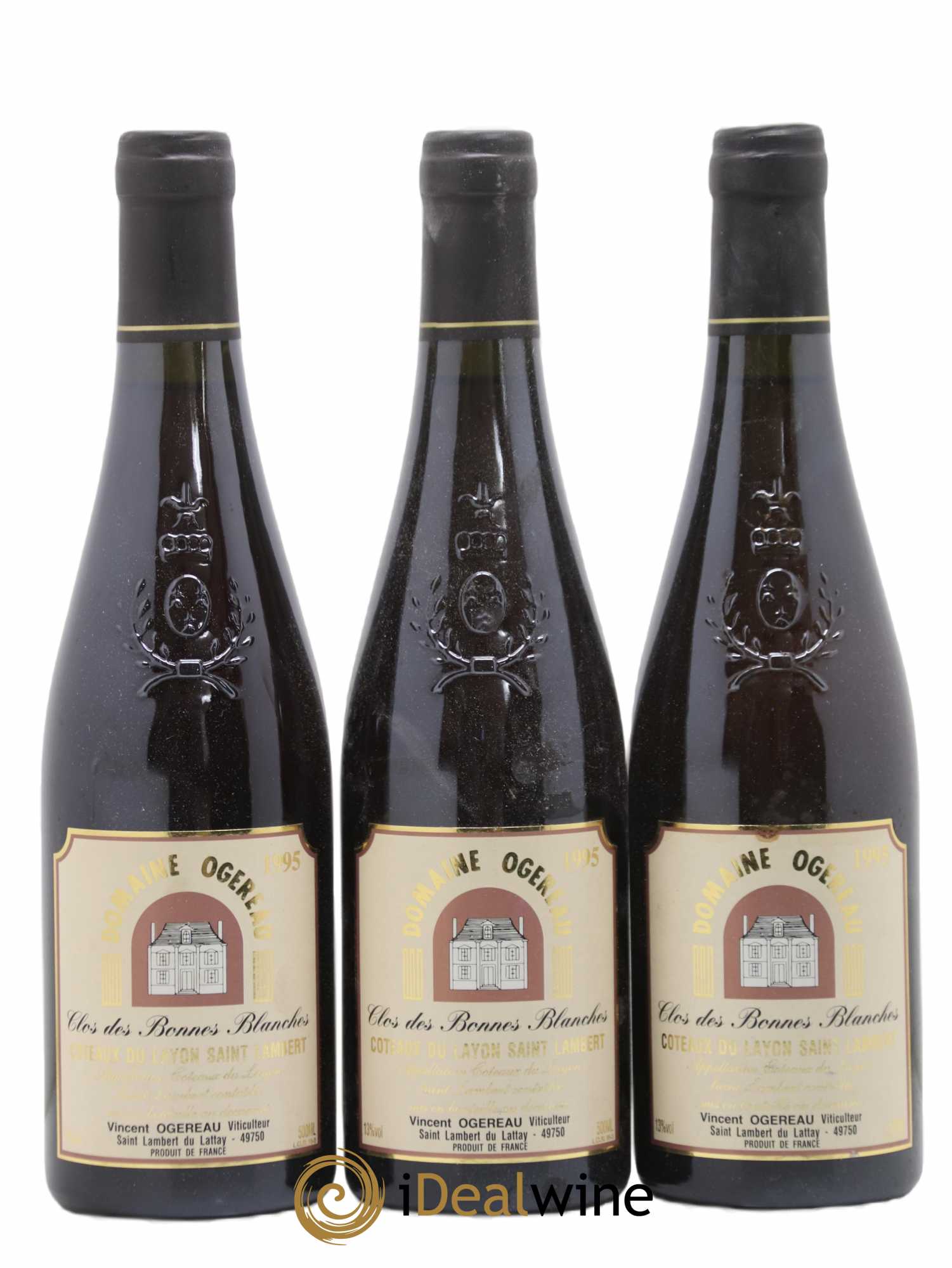 Coteaux du Layon 1995 - Lotto di 3 bottiglie - 0