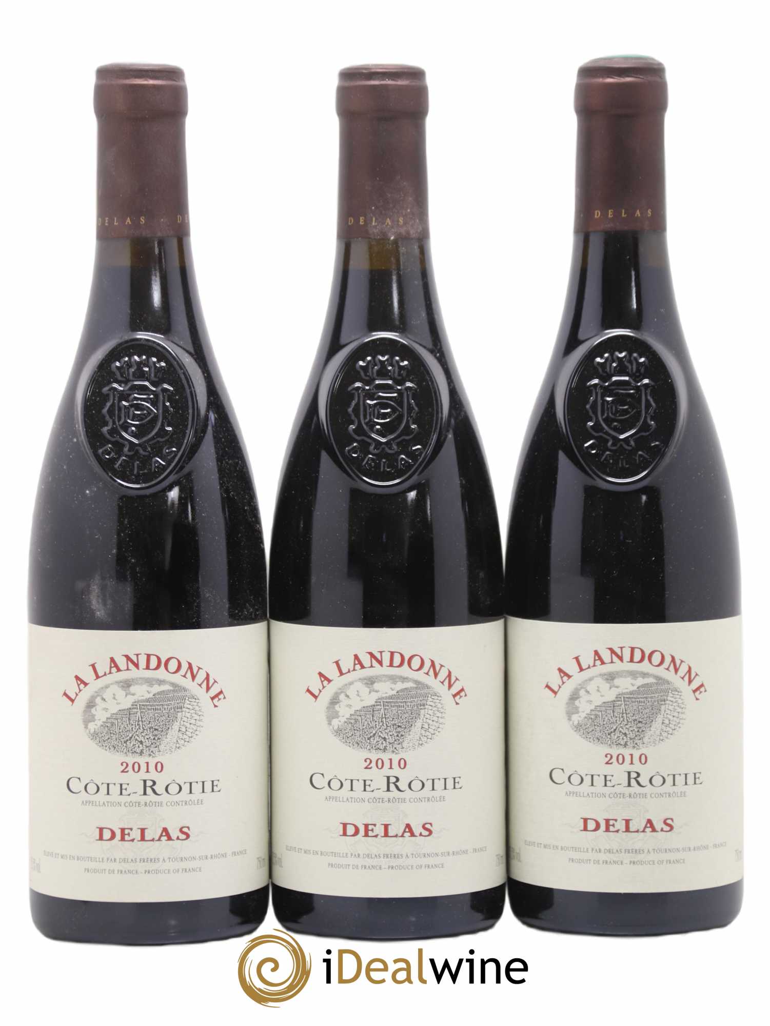 Côte-Rôtie La Landonne Delas Frères 2010 - Lot de 3 bouteilles - 0